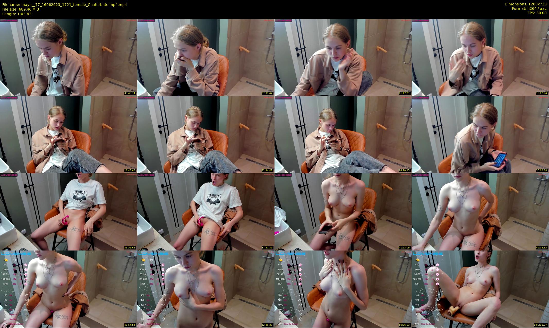 maya__77 — 64 minute Chaturbate female cam show recording, 720p, Jun 16, 2023