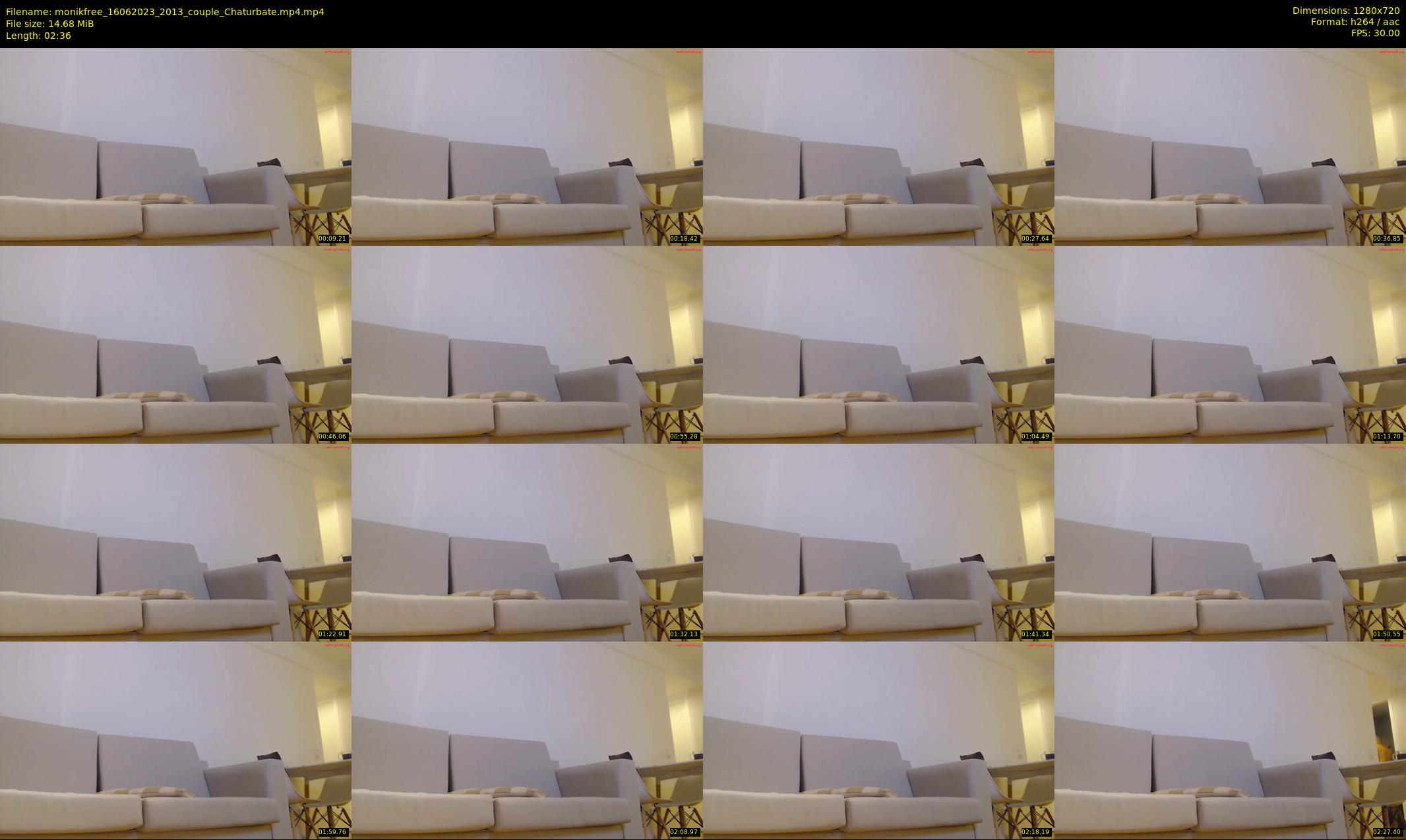 monikfree — 3 minute Chaturbate couple cam show recording, 720p, Jun 16, 2023