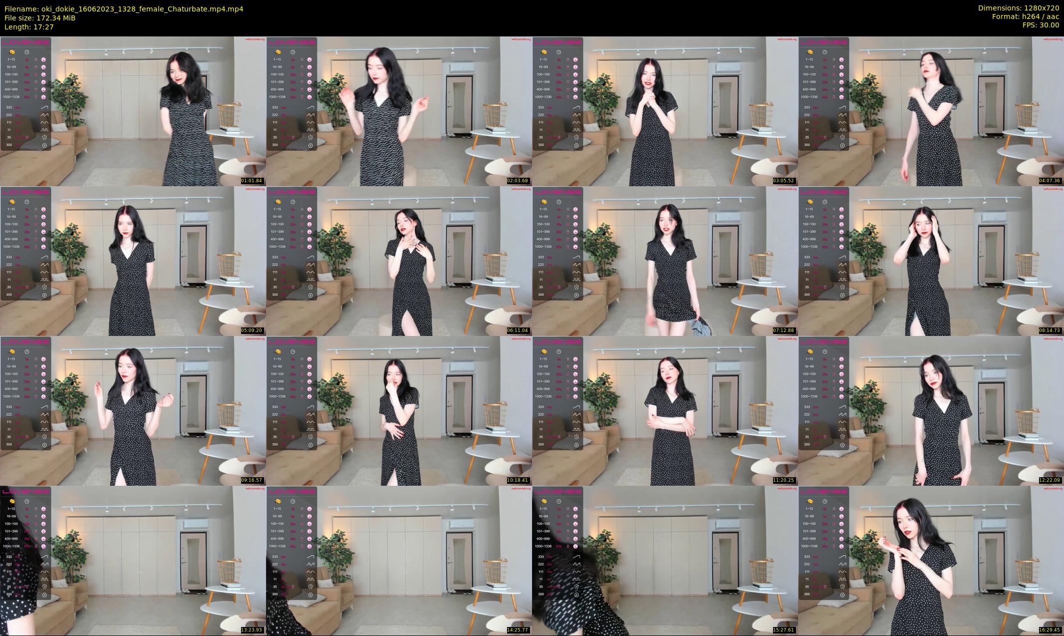 oki_dokie — 18 minute Chaturbate female cam show recording, 720p, Jun 16, 2023