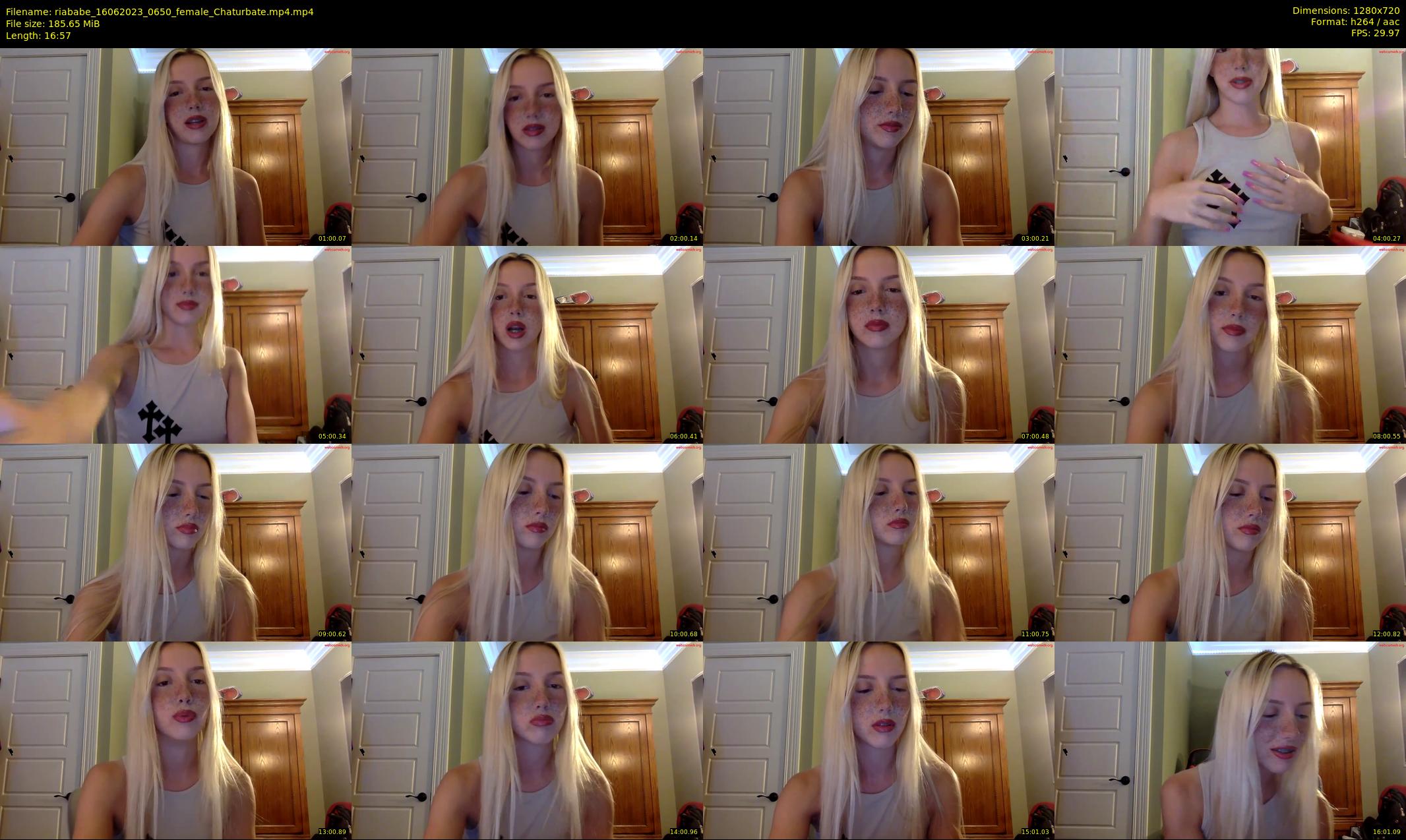 riababe — 17 minute Chaturbate female cam show recording, 720p, Jun 16, 2023