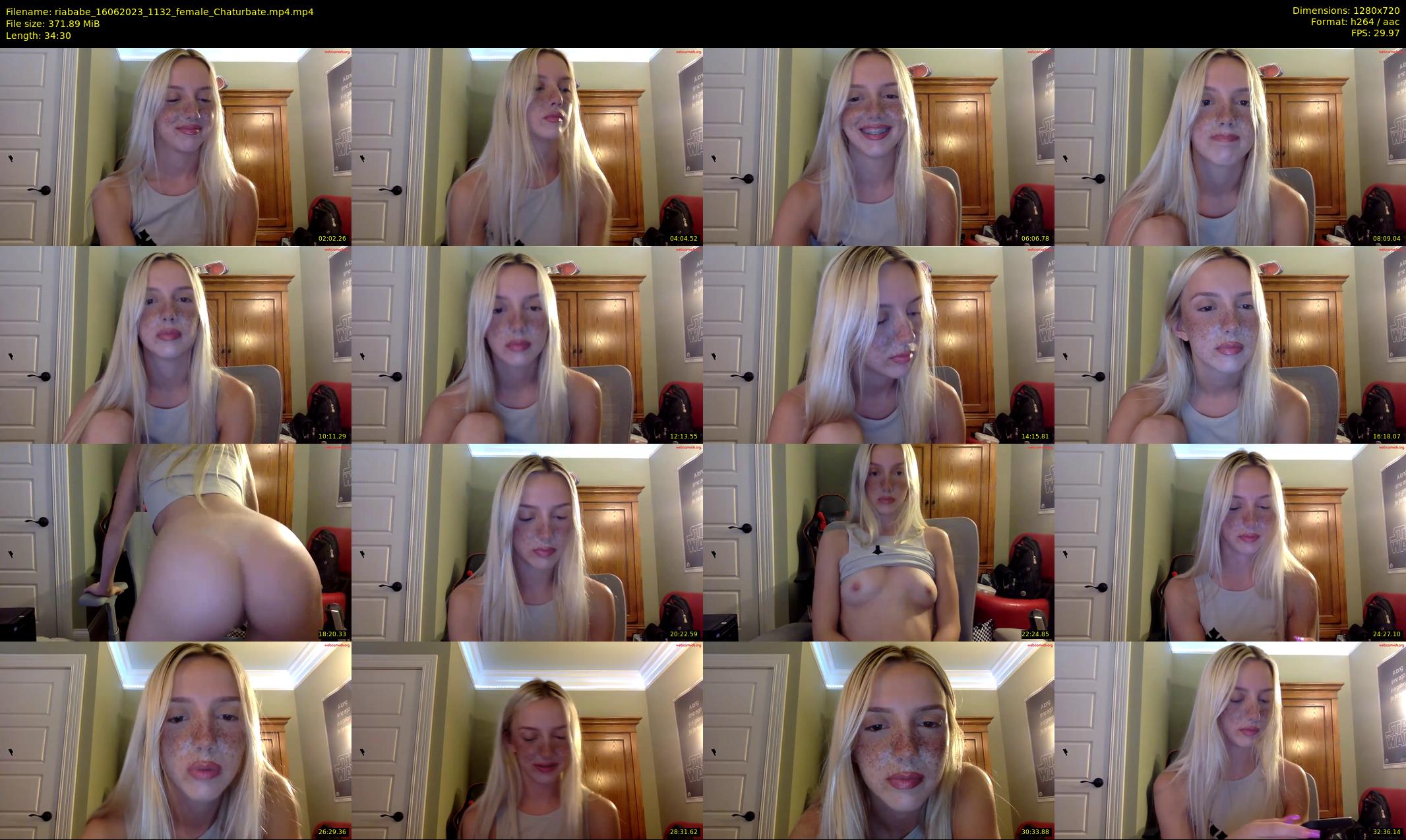 riababe — 35 minute Chaturbate female cam show recording, 720p, Jun 16, 2023