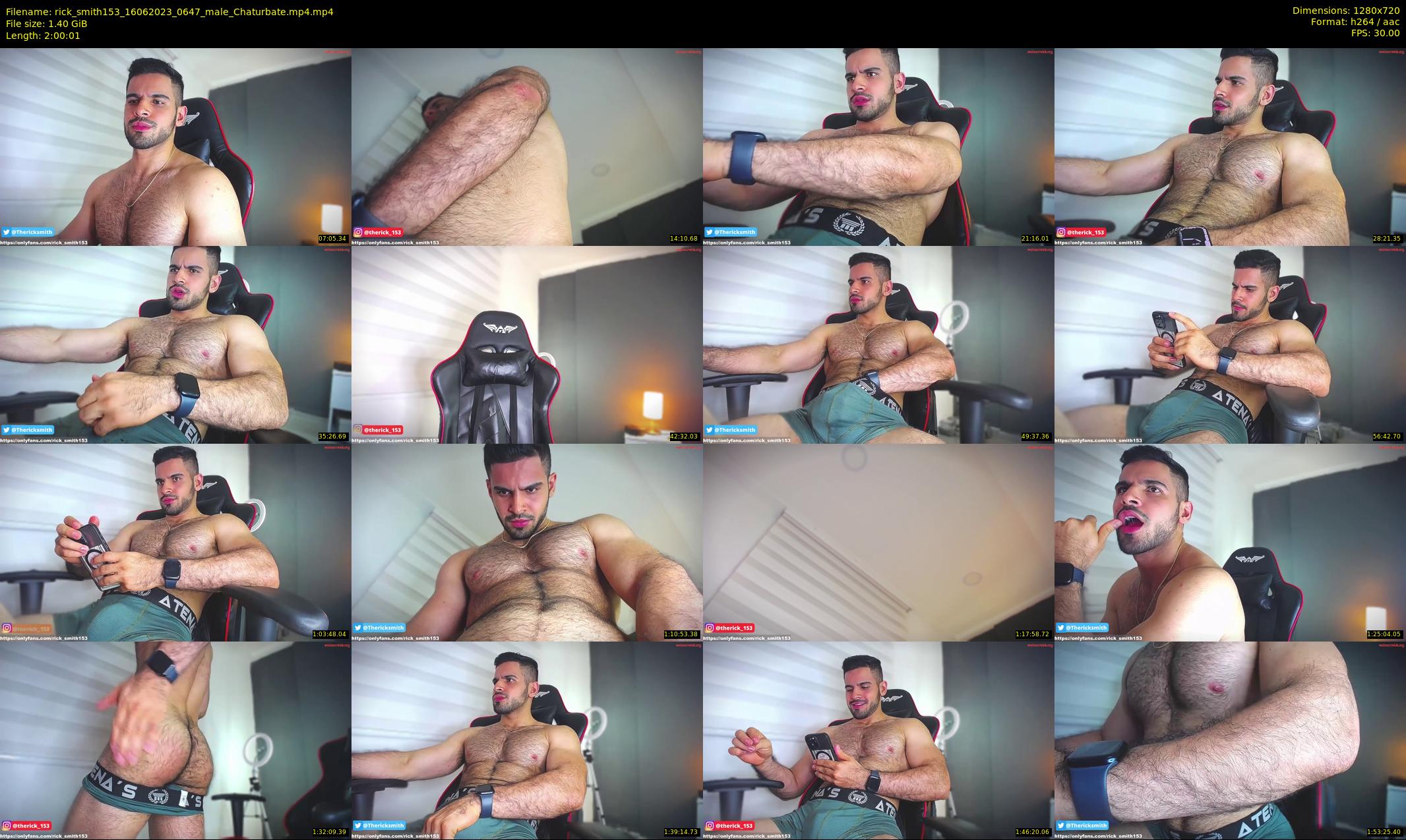 rick_smith153 — 121 minute Chaturbate male cam show recording, 720p, Jun 16, 2023