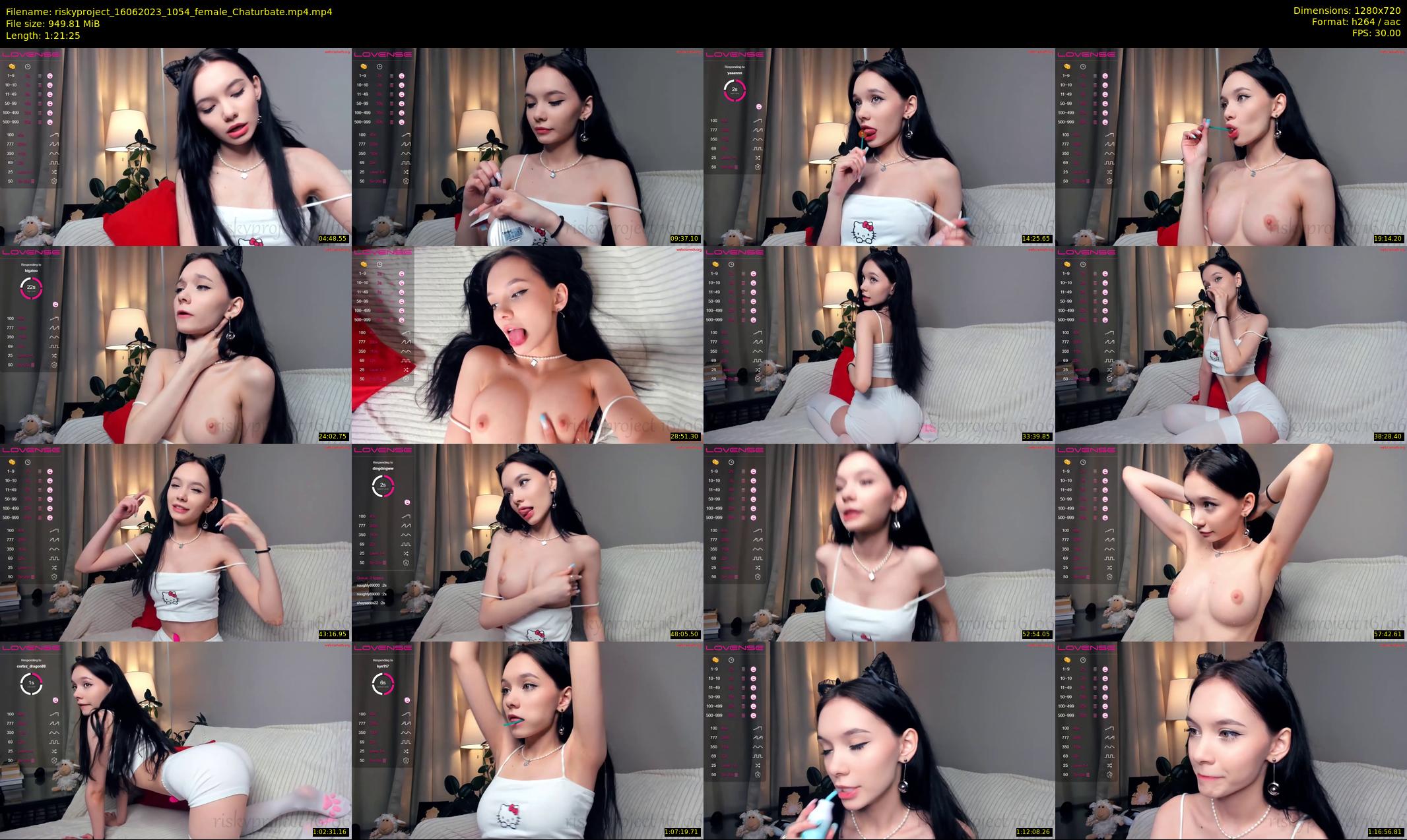 riskyproject — 82 minute Chaturbate couple cam show recording, 720p, Jun 16, 2023