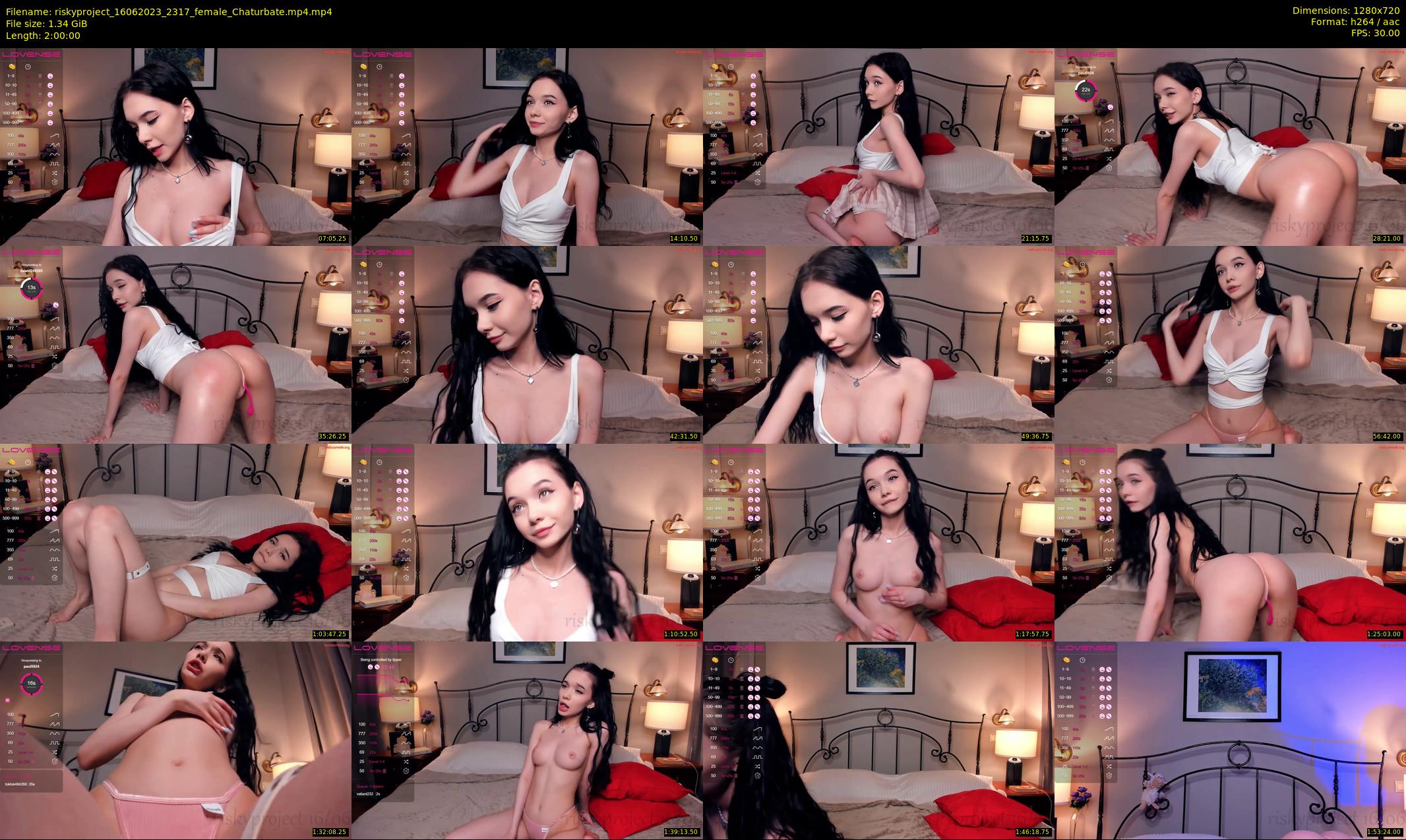 riskyproject — 120 minute Chaturbate couple cam show recording, 720p, Jun 16, 2023