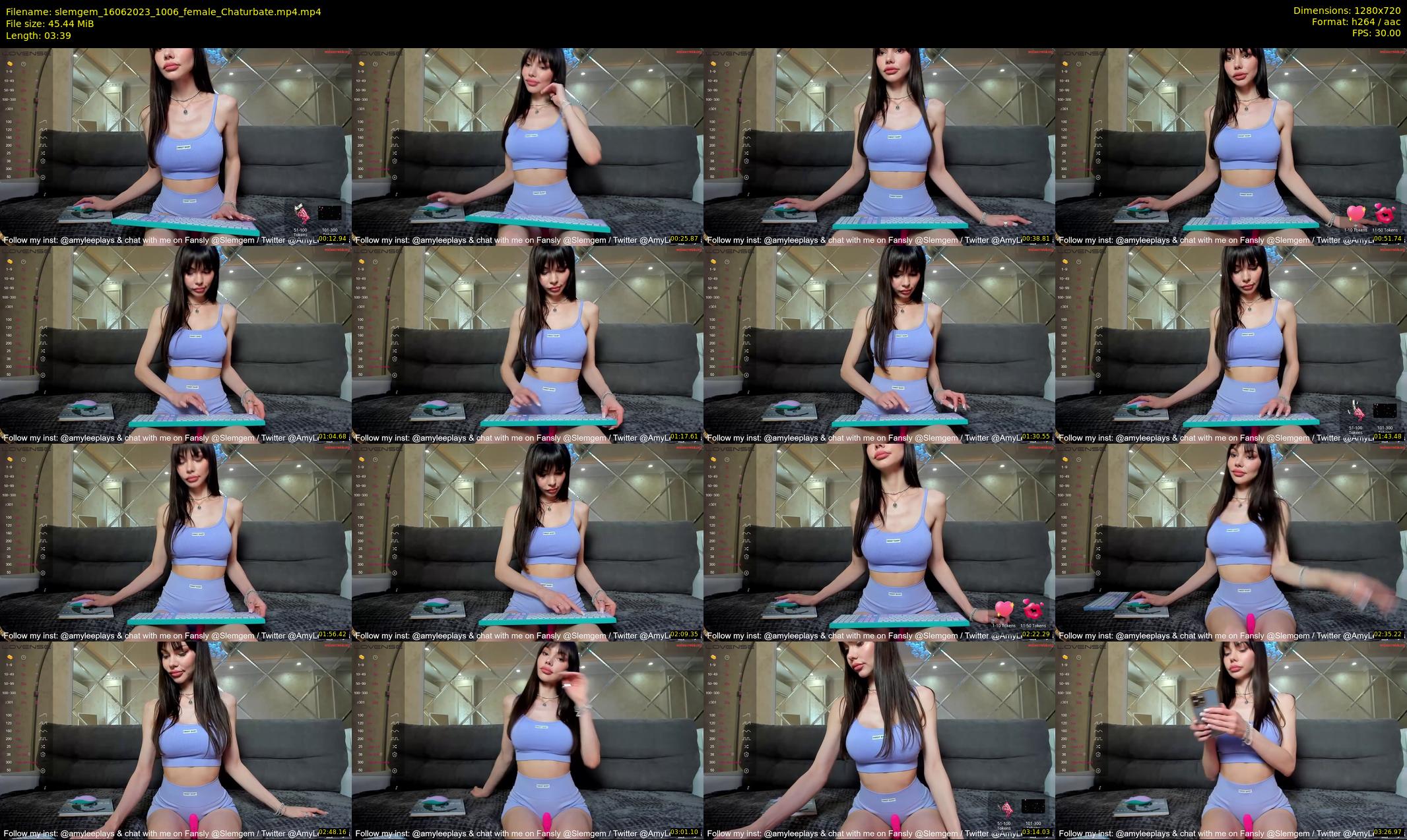 slemgem — 4 minute Chaturbate couple cam show recording, 720p, Jun 16, 2023