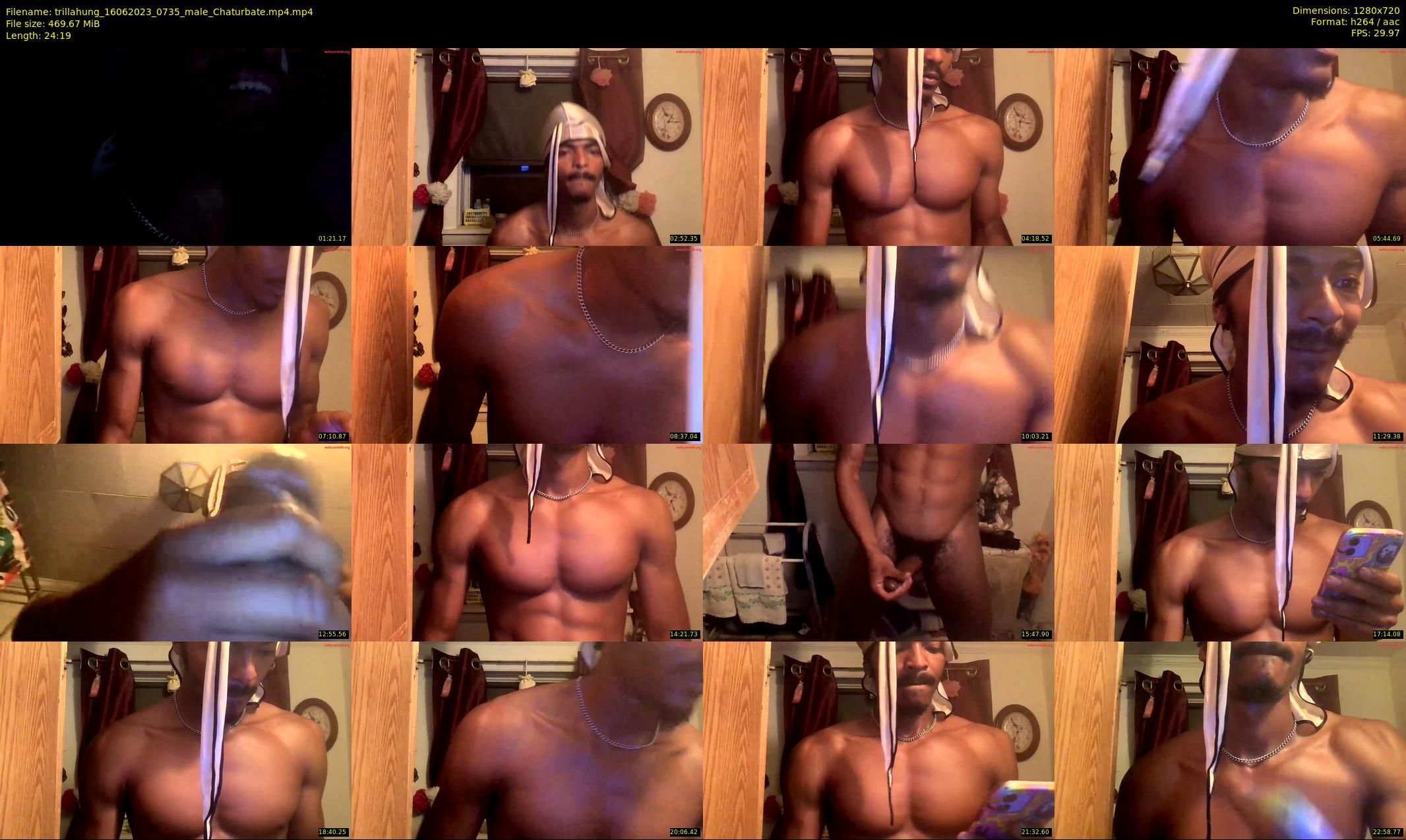 trillahung — 25 minute Chaturbate male cam show recording, 720p, Jun 16, 2023