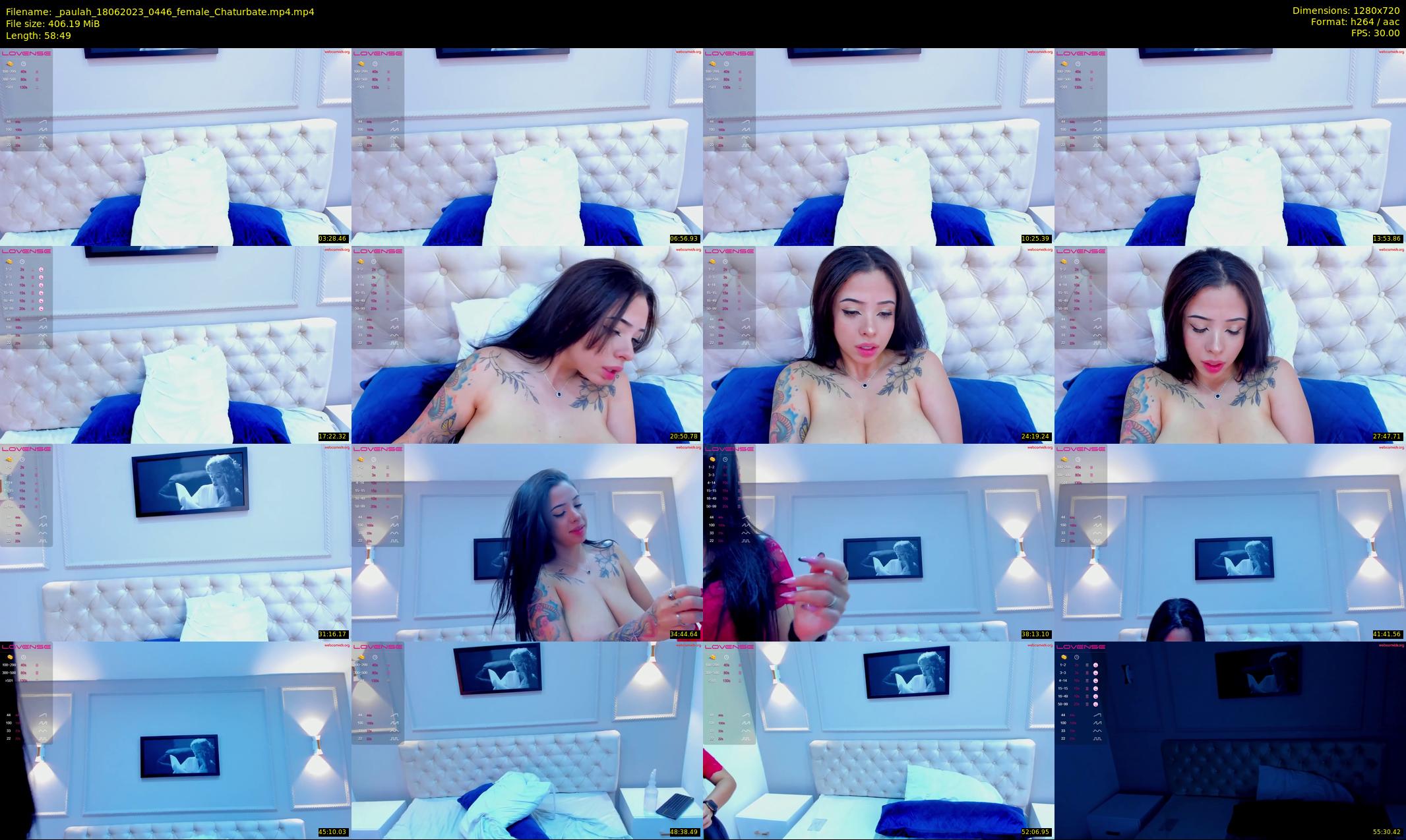 _paulah — 59 minute Chaturbate female cam show recording, 720p, Jun 18, 2023