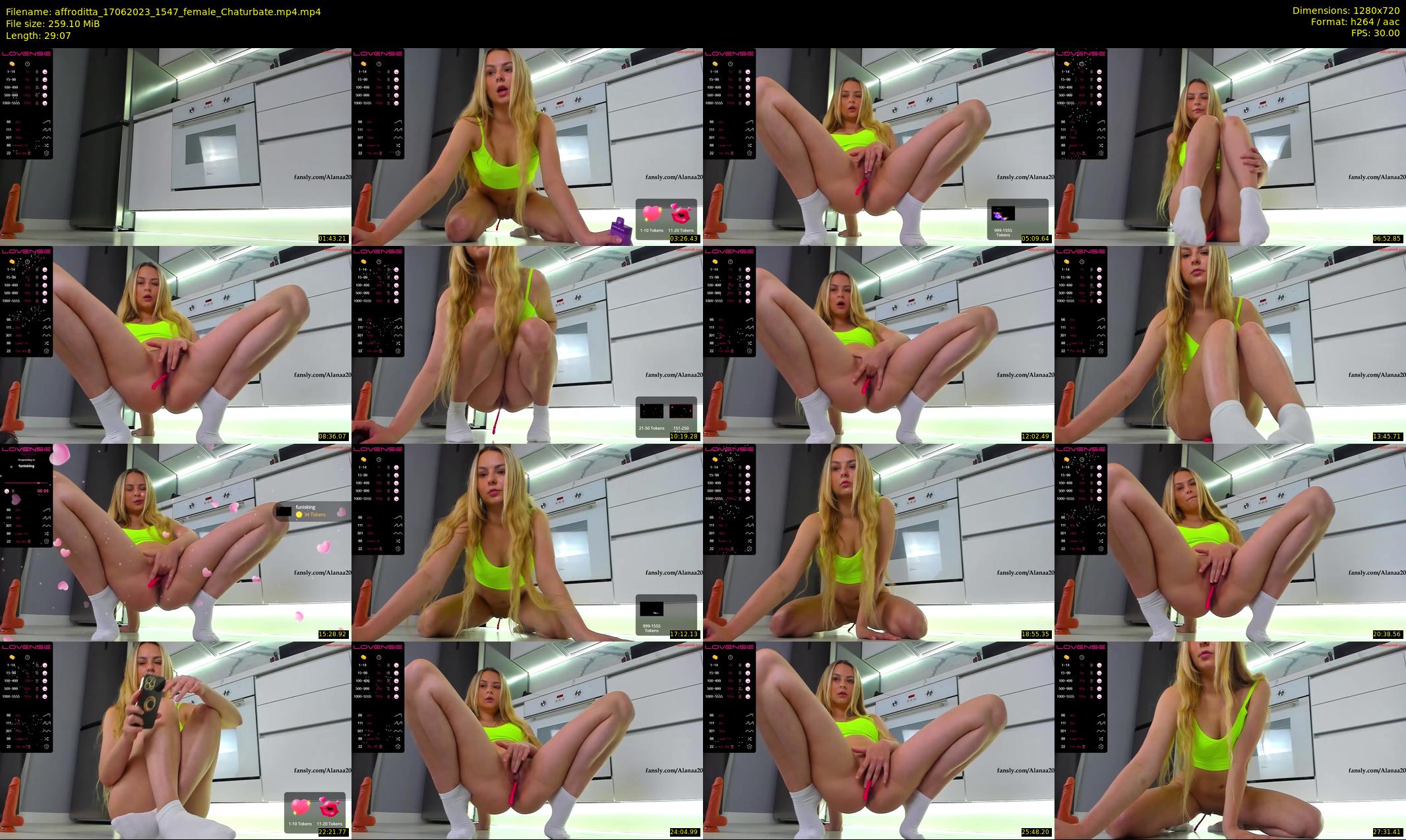affroditta — 30 minute Chaturbate female cam show recording, 720p, Jun 17, 2023