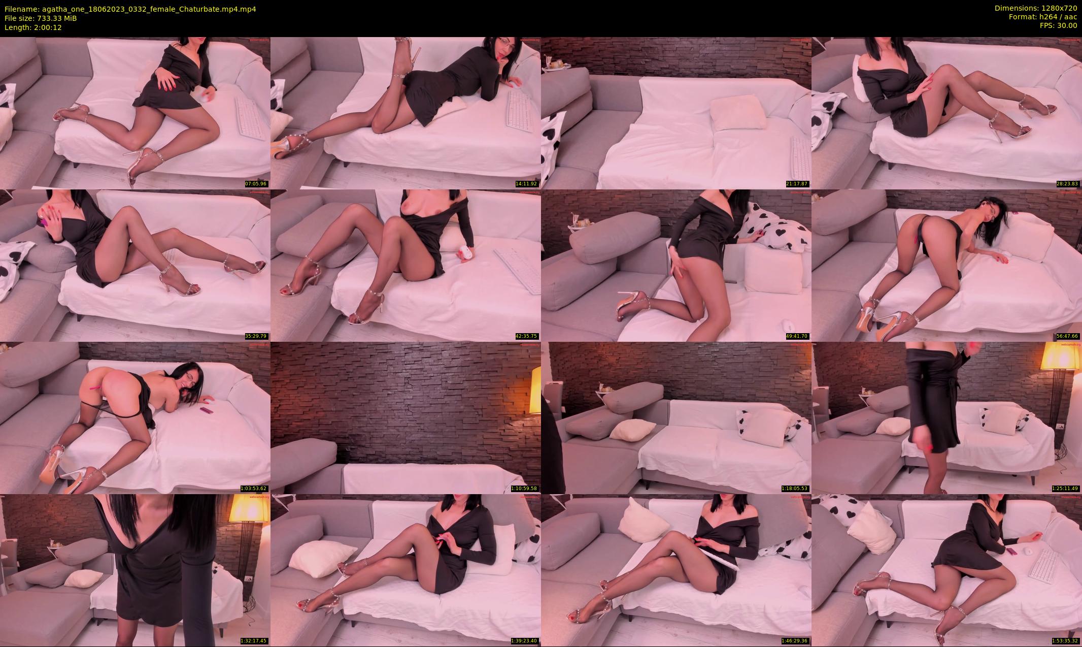agatha_one — 121 minute Chaturbate female cam show recording, 720p, Jun 18, 2023