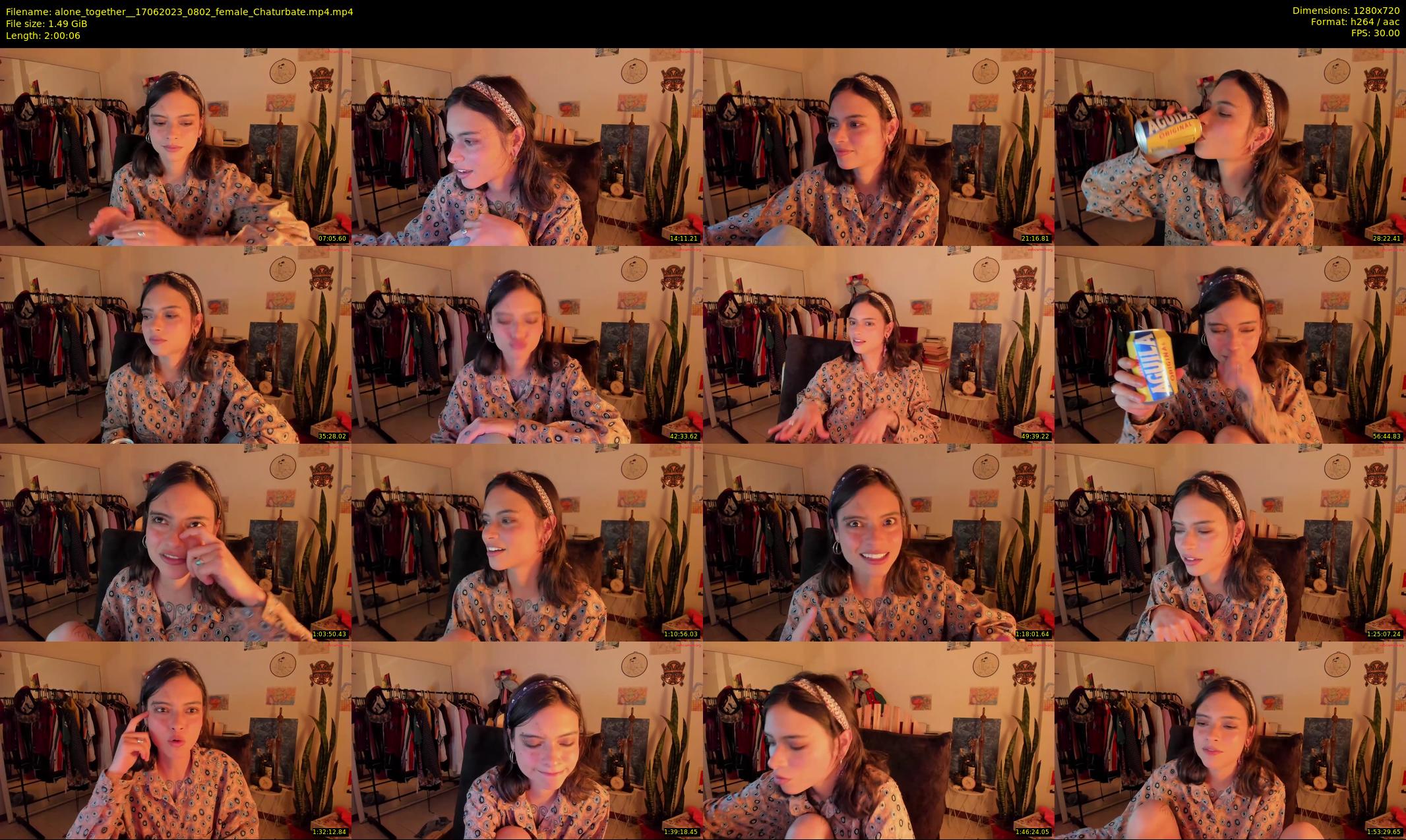alone_together_ — 121 minute Chaturbate female cam show recording, 720p, Jun 17, 2023