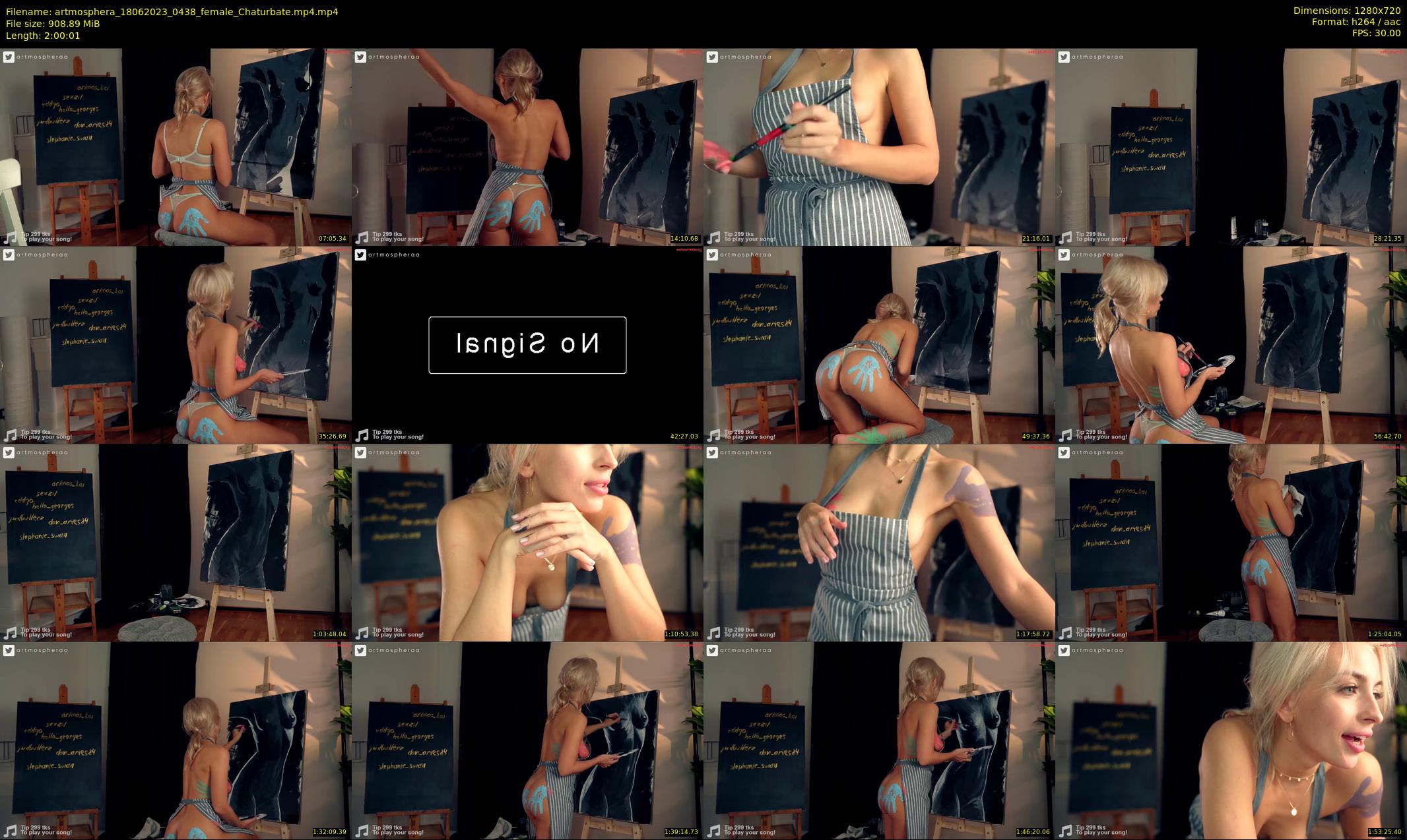 artmosphera — 121 minute Chaturbate female cam show recording, 720p, Jun 18, 2023