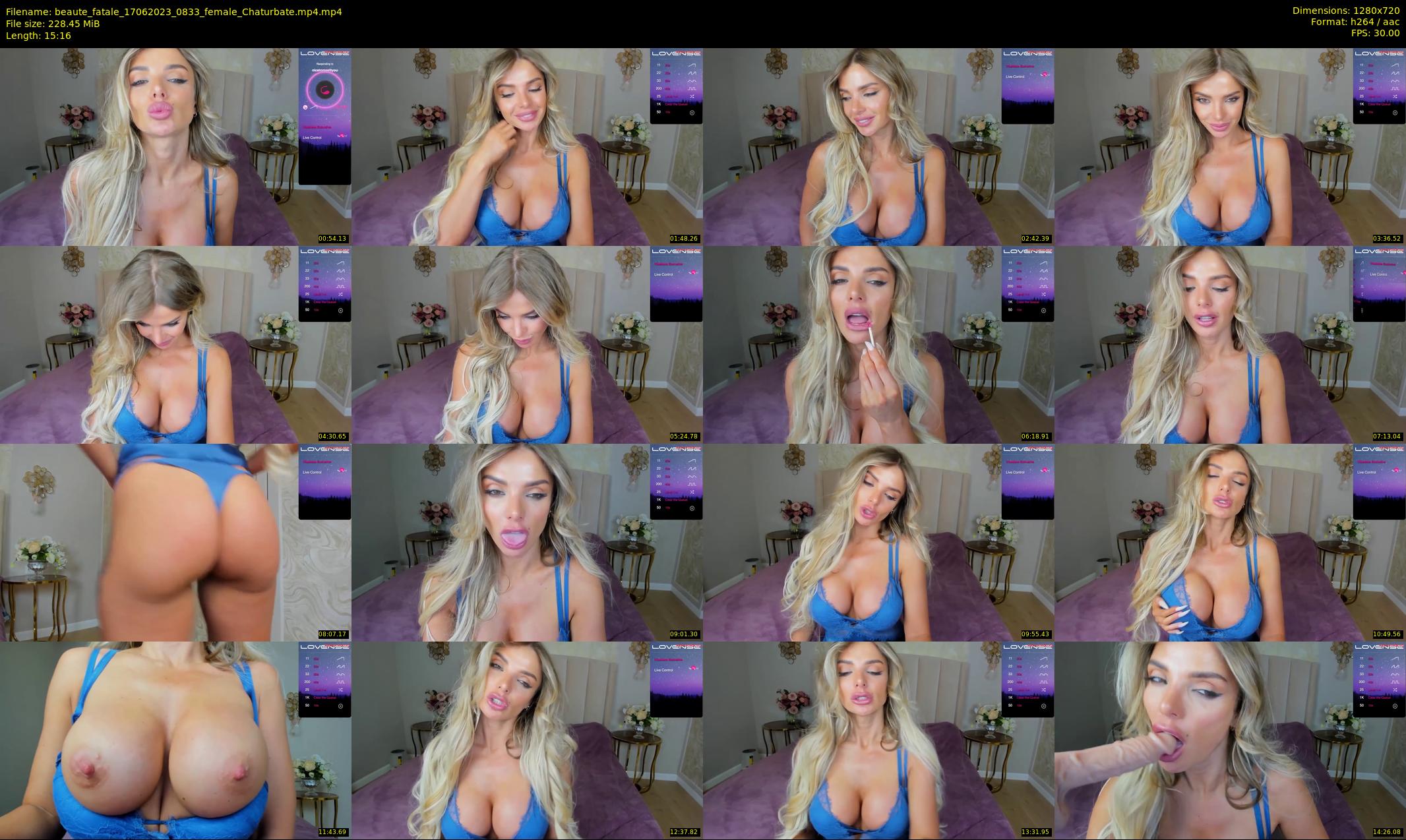 beaute_fatale — 16 minute Chaturbate female cam show recording, 720p, Jun 17, 2023