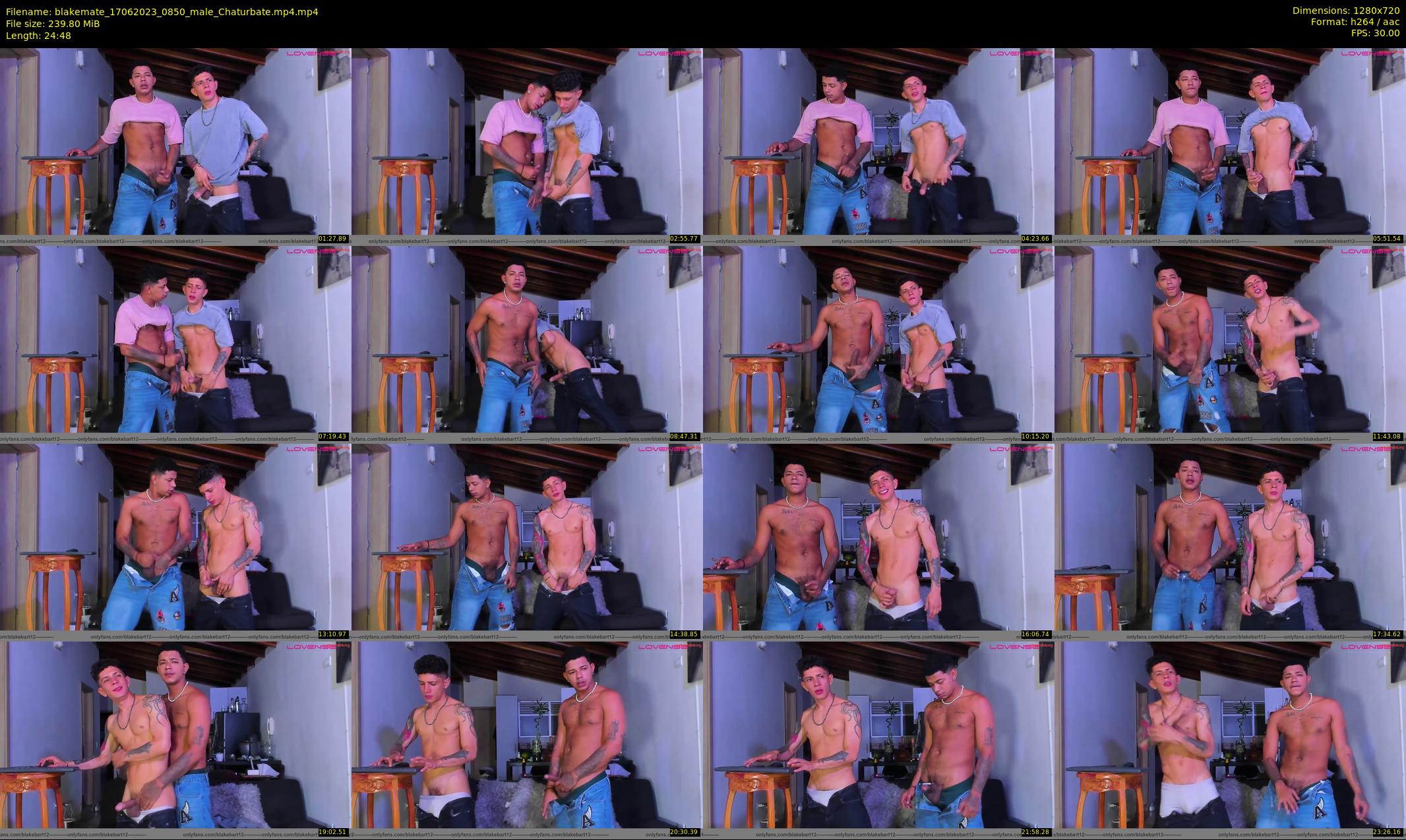 blakemate — 25 minute Chaturbate male cam show recording, 720p, Jun 17, 2023