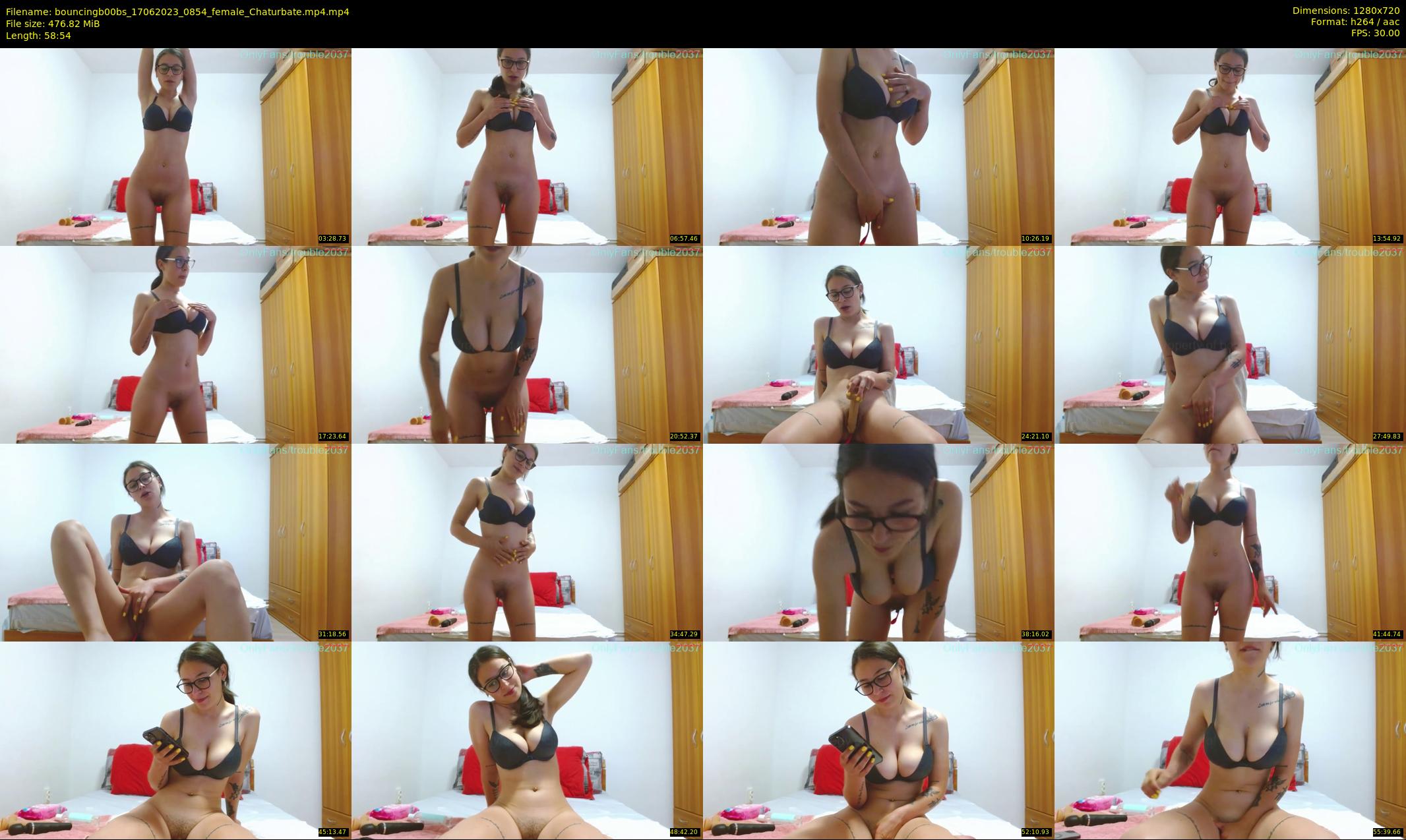 bouncingb00bs — 59 minute Chaturbate female cam show recording, 720p, Jun 17, 2023