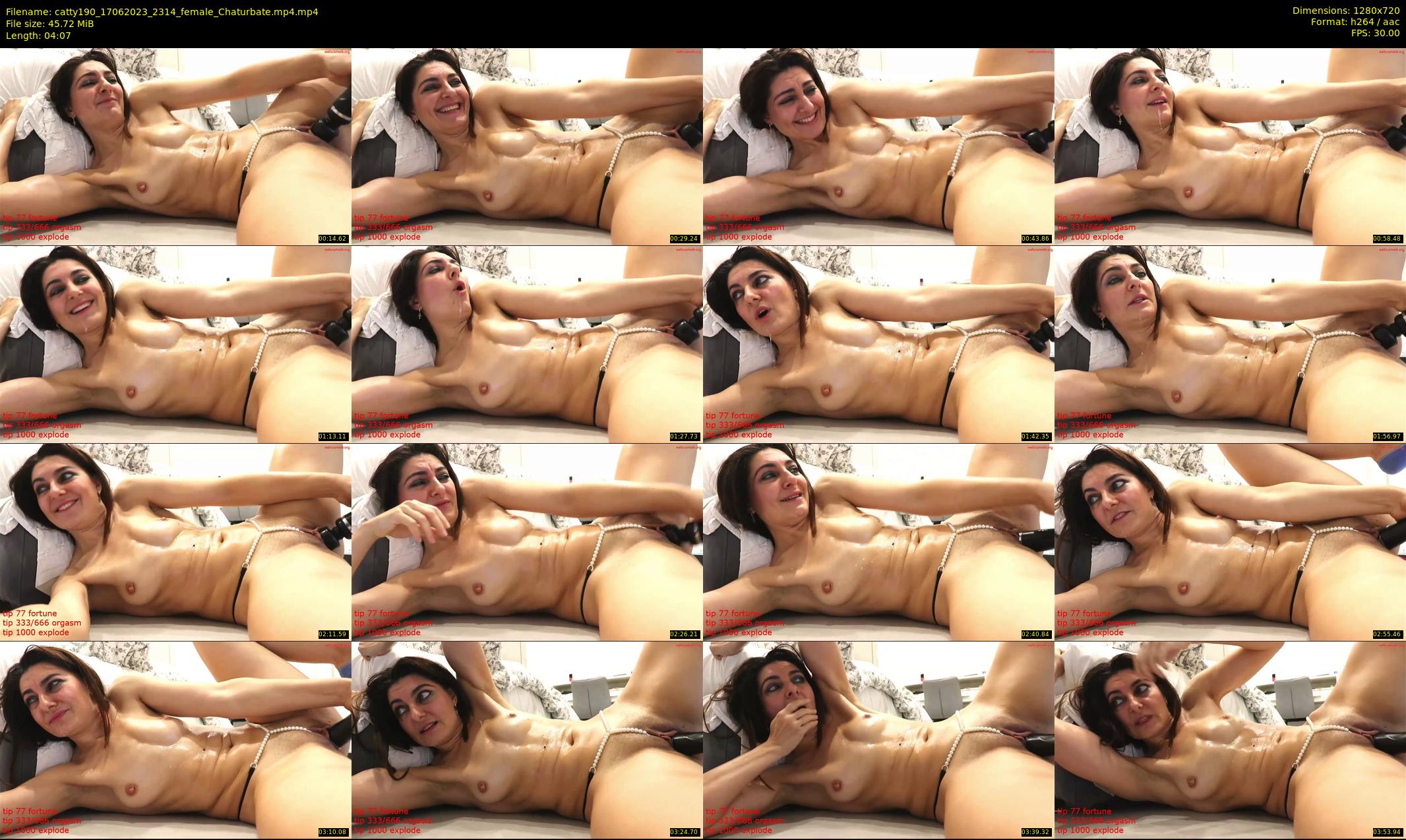 catty190 — 5 minute Chaturbate female cam show recording, 720p, Jun 17, 2023