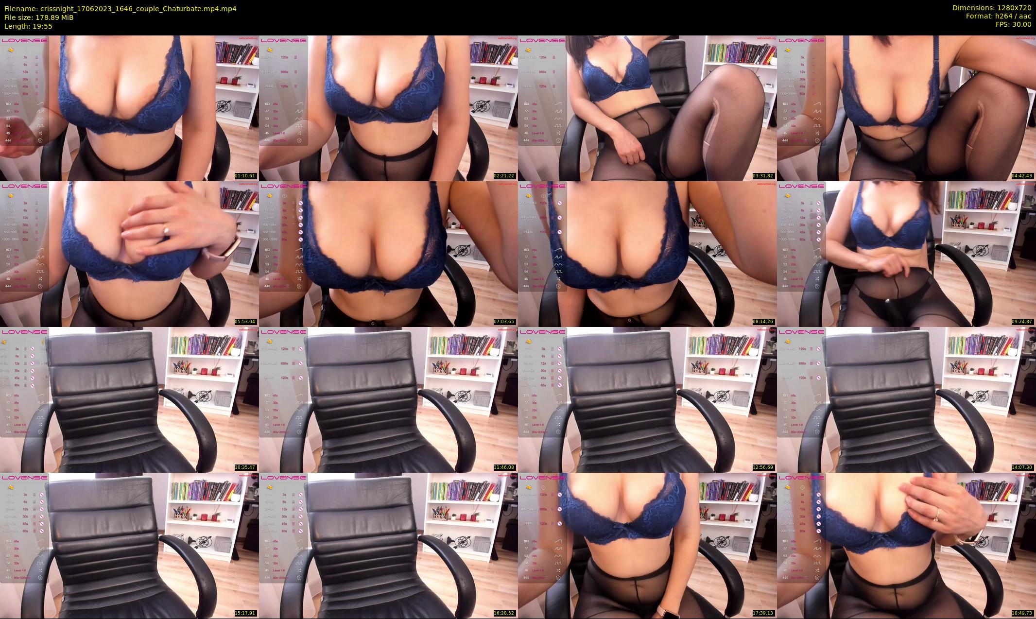 crissnight — 20 minute Chaturbate female cam show recording, 720p, Jun 17, 2023