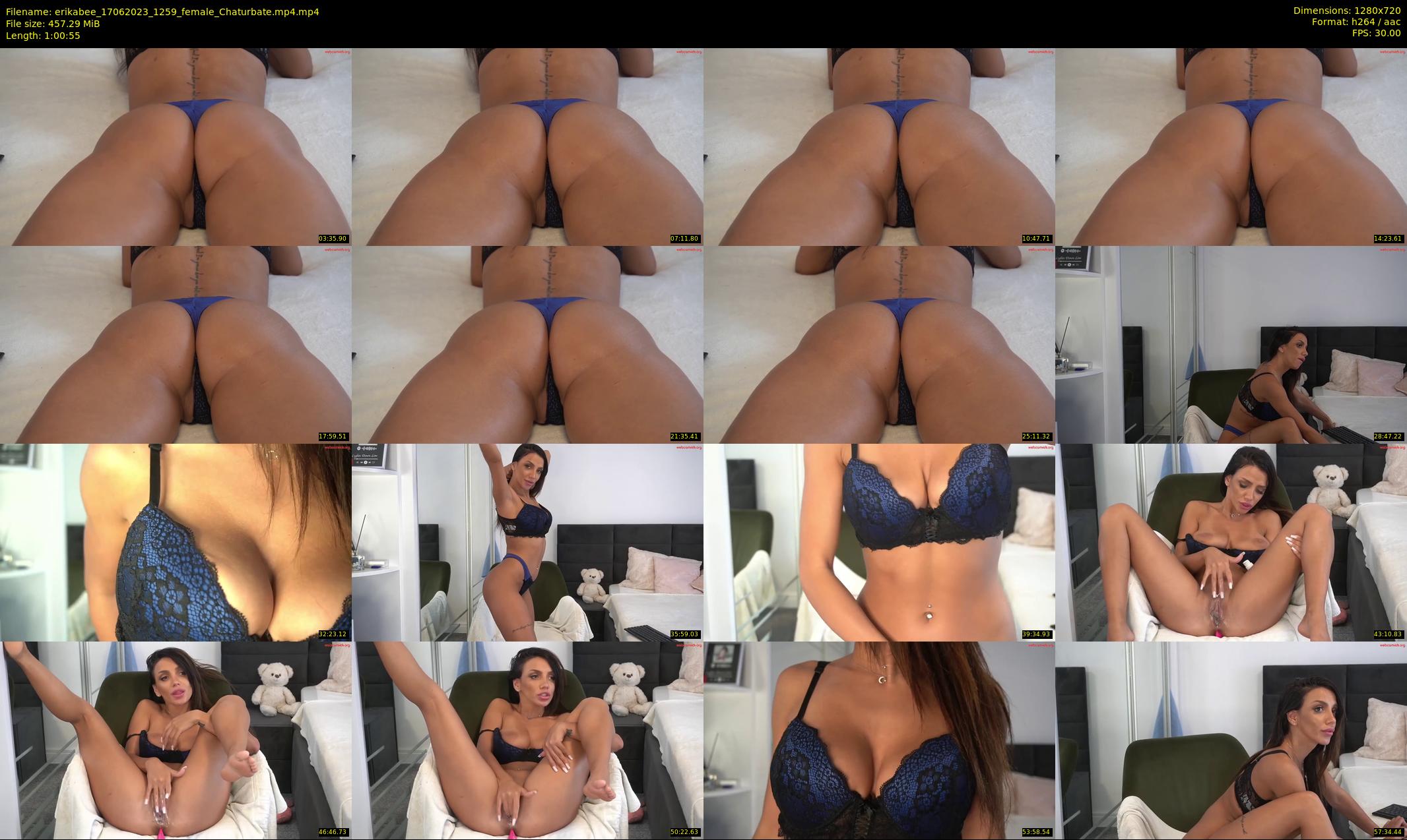 erikabee — 61 minute Chaturbate female cam show recording, 720p, Jun 17, 2023