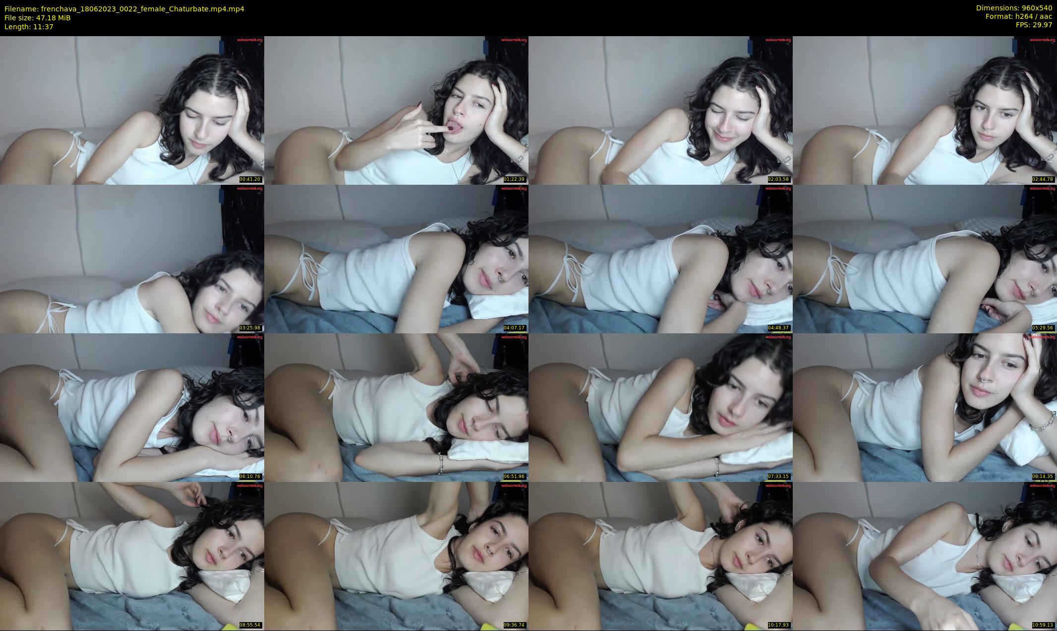 frenchava — 12 minute Chaturbate female cam show recording, 480p, Jun 18, 2023