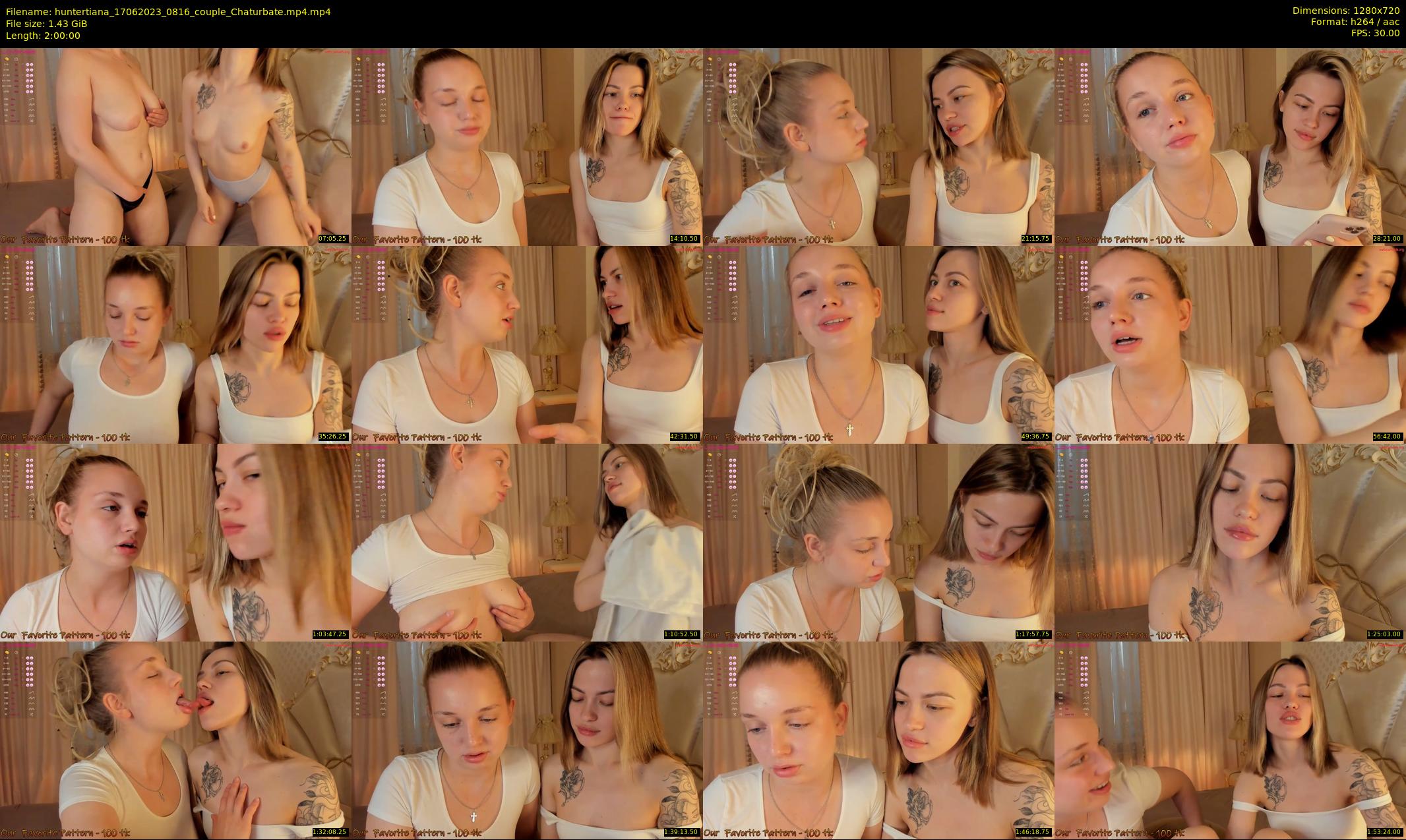 huntertiana — 120 minute Chaturbate female cam show recording, 720p, Jun 17, 2023