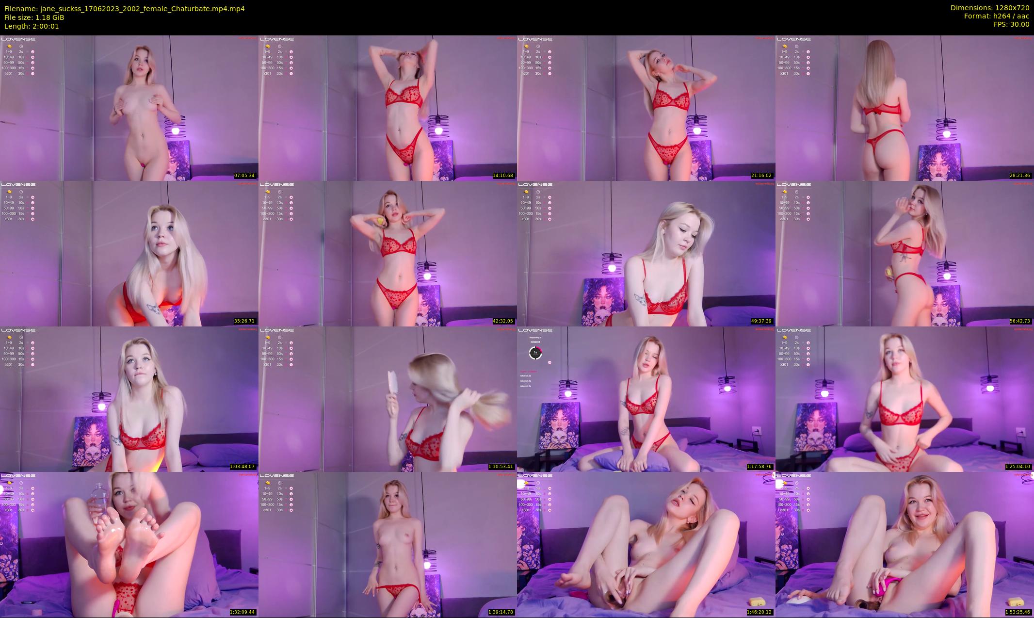 jane_suckss — 121 minute Chaturbate female cam show recording, 720p, Jun 17, 2023