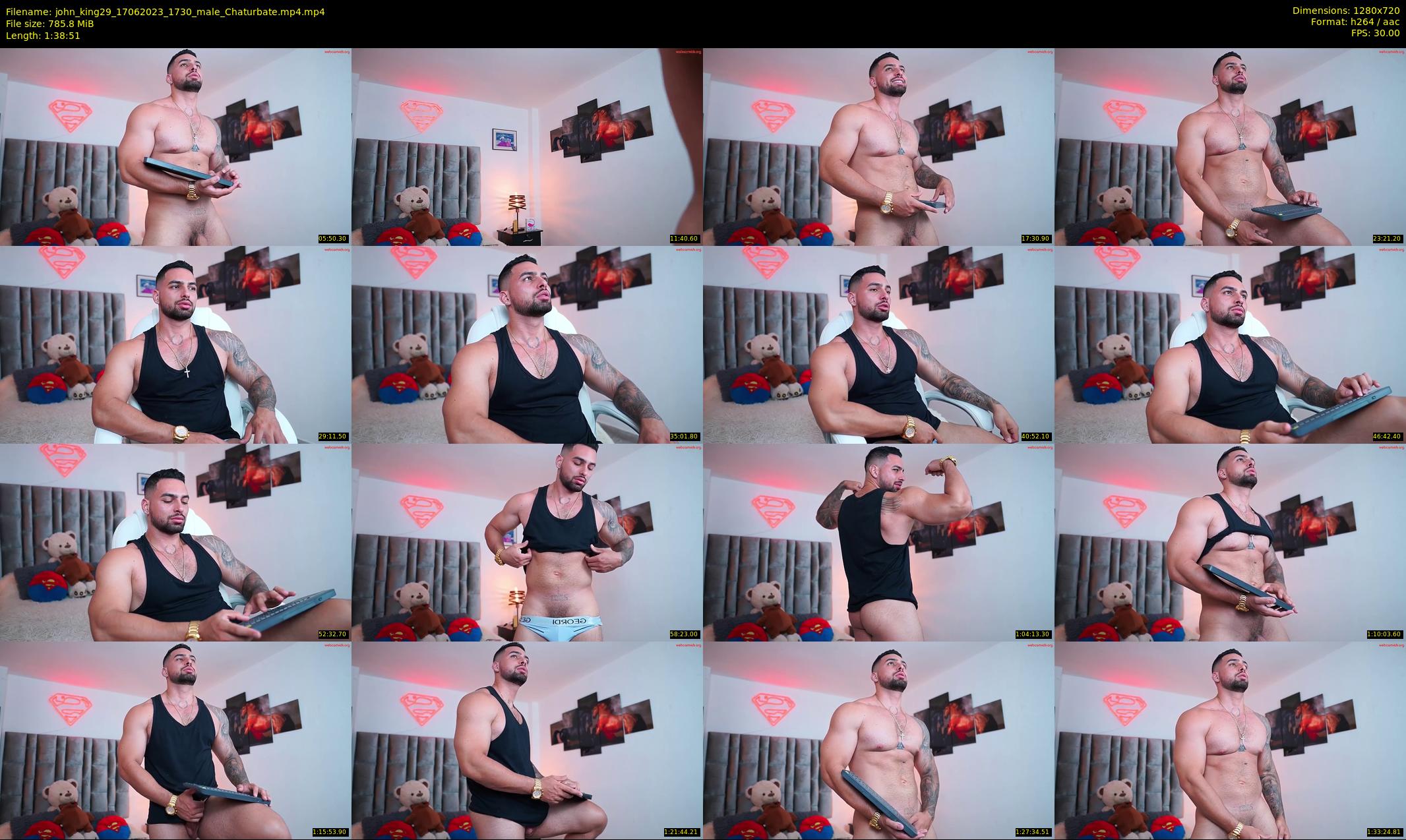 john_king29 — 99 minute Chaturbate male cam show recording, 720p, Jun 17, 2023