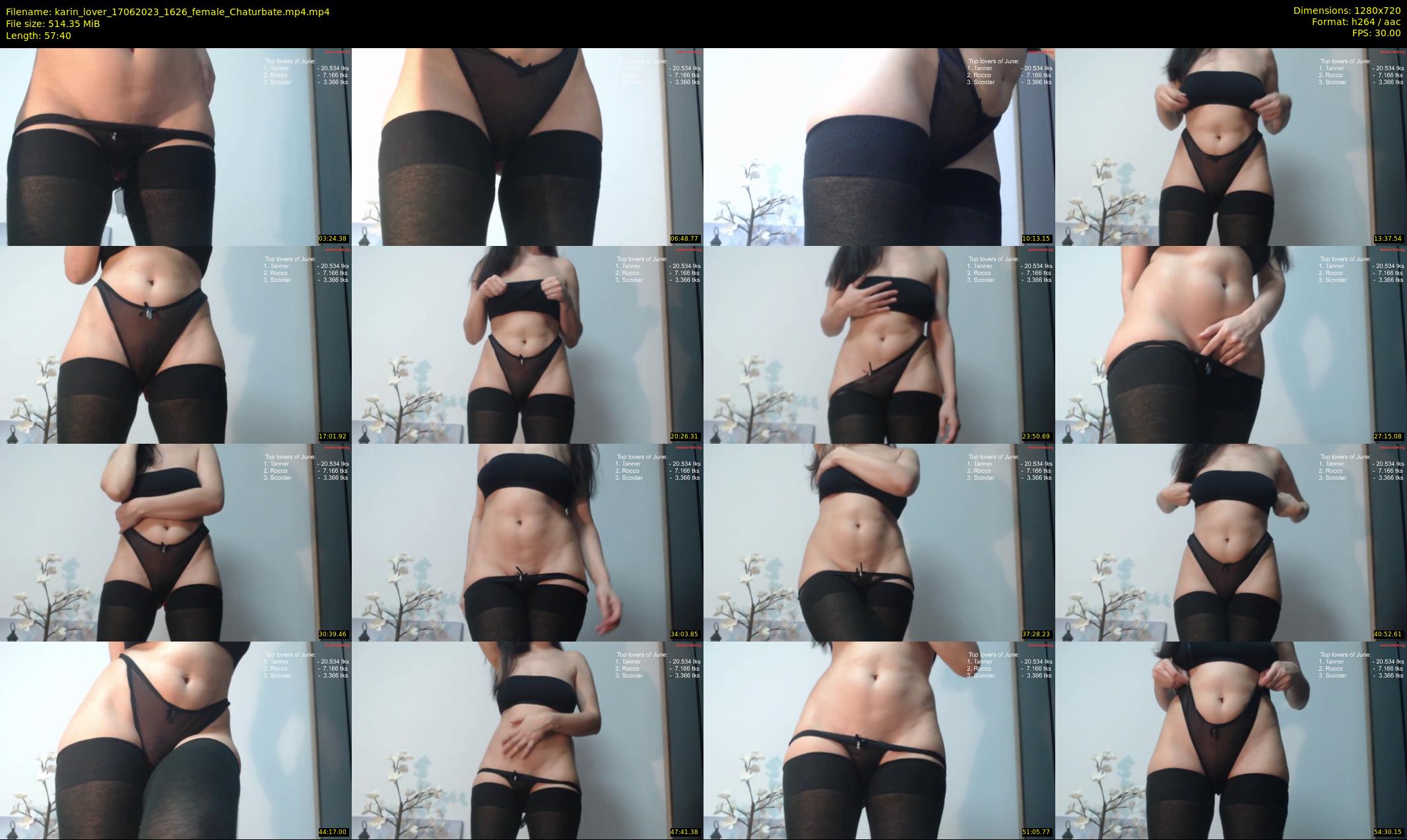 karin_lover — 58 minute Chaturbate female cam show recording, 720p, Jun 17, 2023