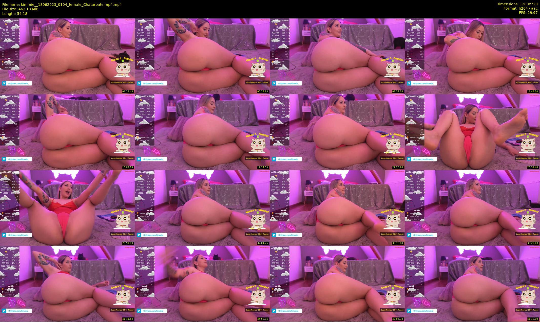 kimmie_ — 55 minute Chaturbate female cam show recording, 720p, Jun 18, 2023