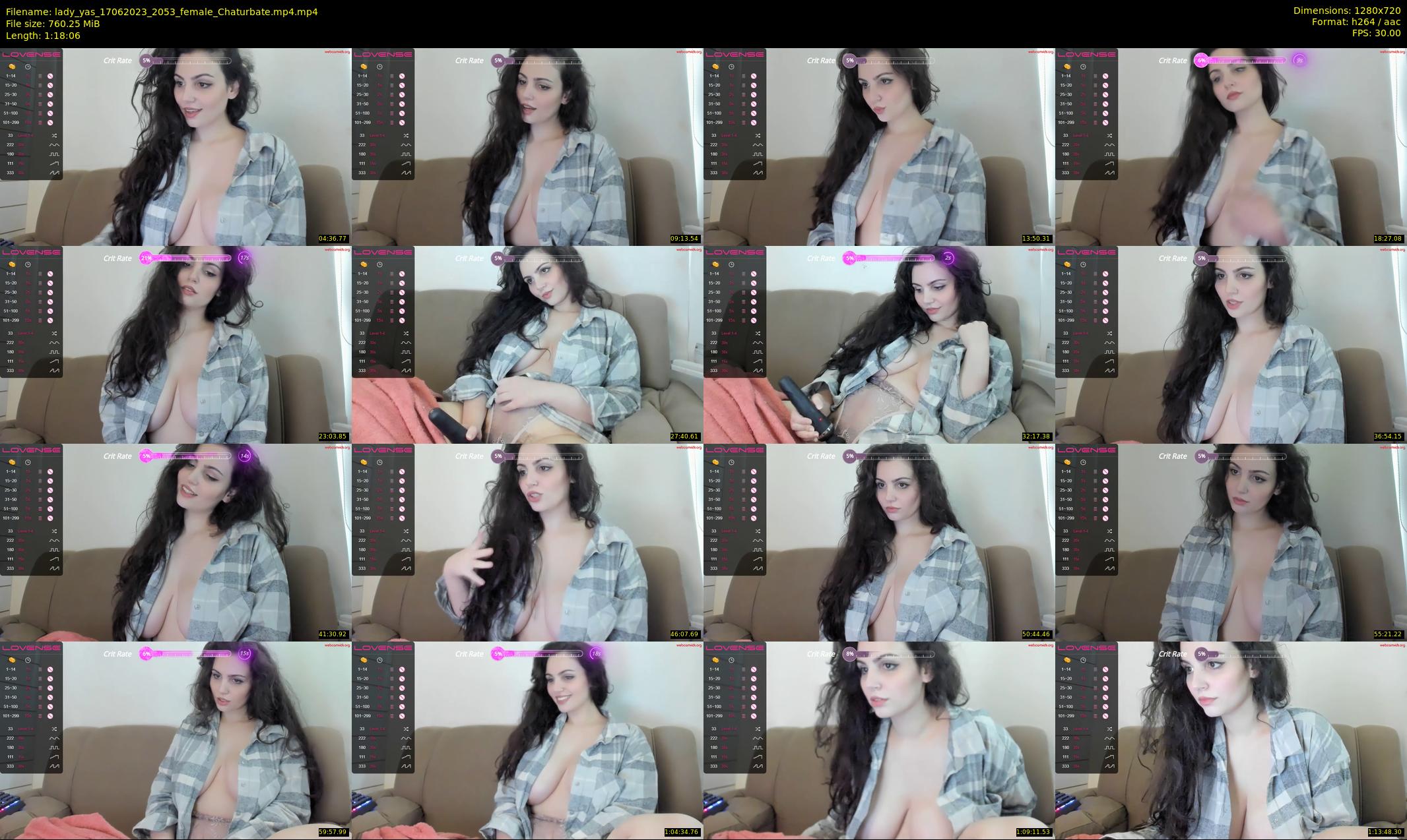 lady_yas — 79 minute Chaturbate female cam show recording, 720p, Jun 17, 2023