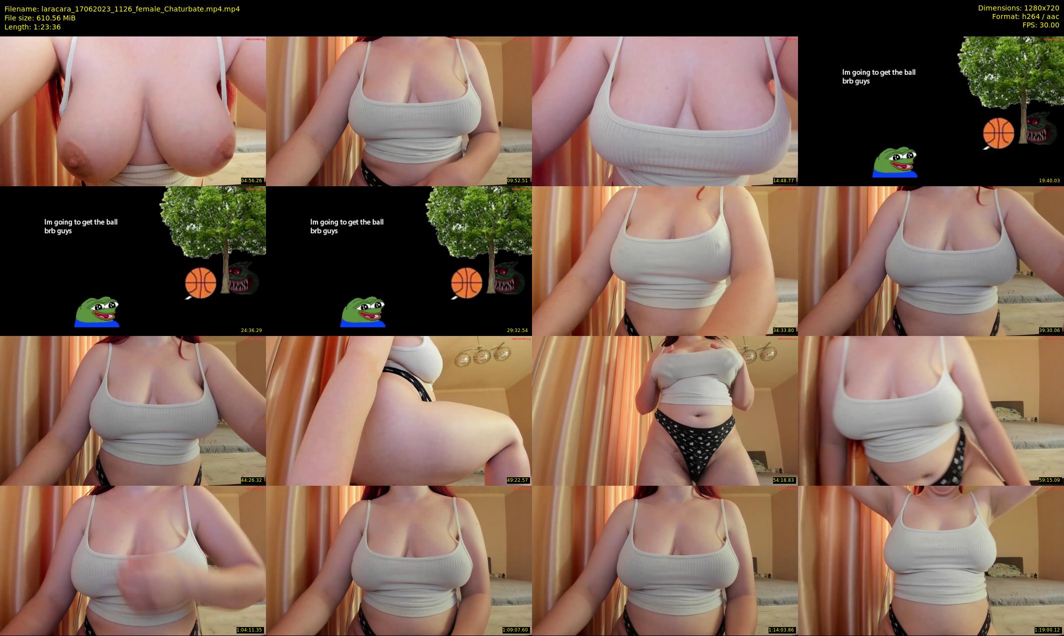 laracara — 84 minute Chaturbate female cam show recording, 720p, Jun 17, 2023