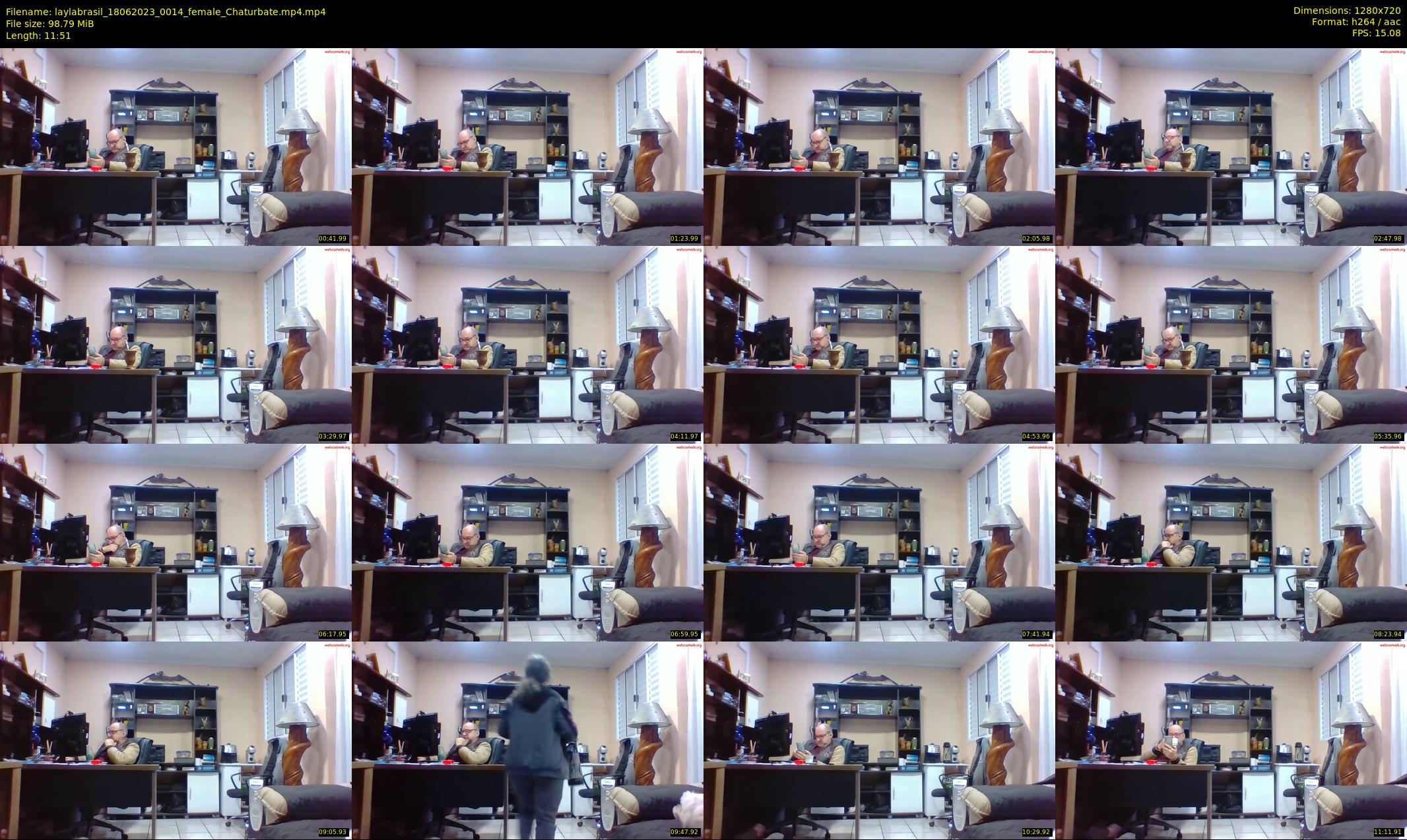 laylabrasil — 12 minute Chaturbate female cam show recording, 720p, Jun 18, 2023