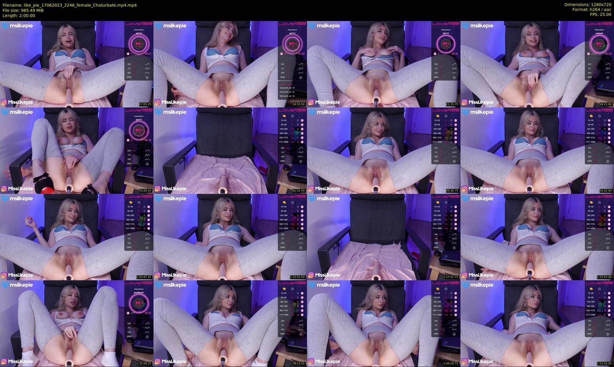 like_pie — 120 minute Chaturbate couple cam show recording, 720p, Jun 17, 2023