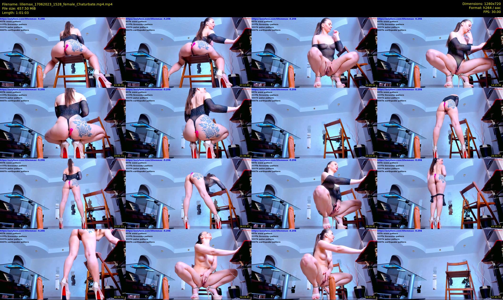 lillemax — 62 minute Chaturbate female cam show recording, 720p, Jun 17, 2023