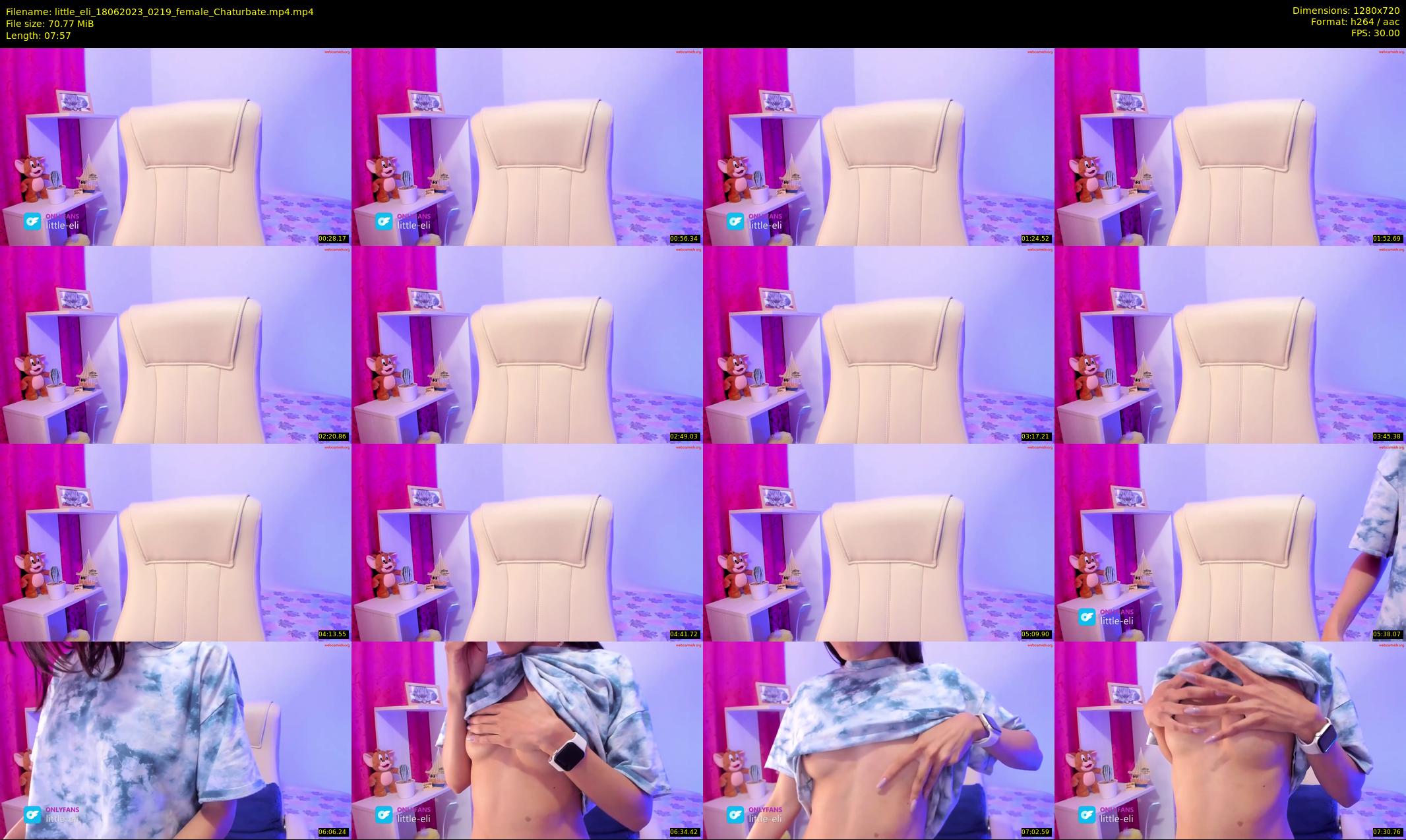 little_eli — 8 minute Chaturbate female cam show recording, 720p, Jun 18, 2023