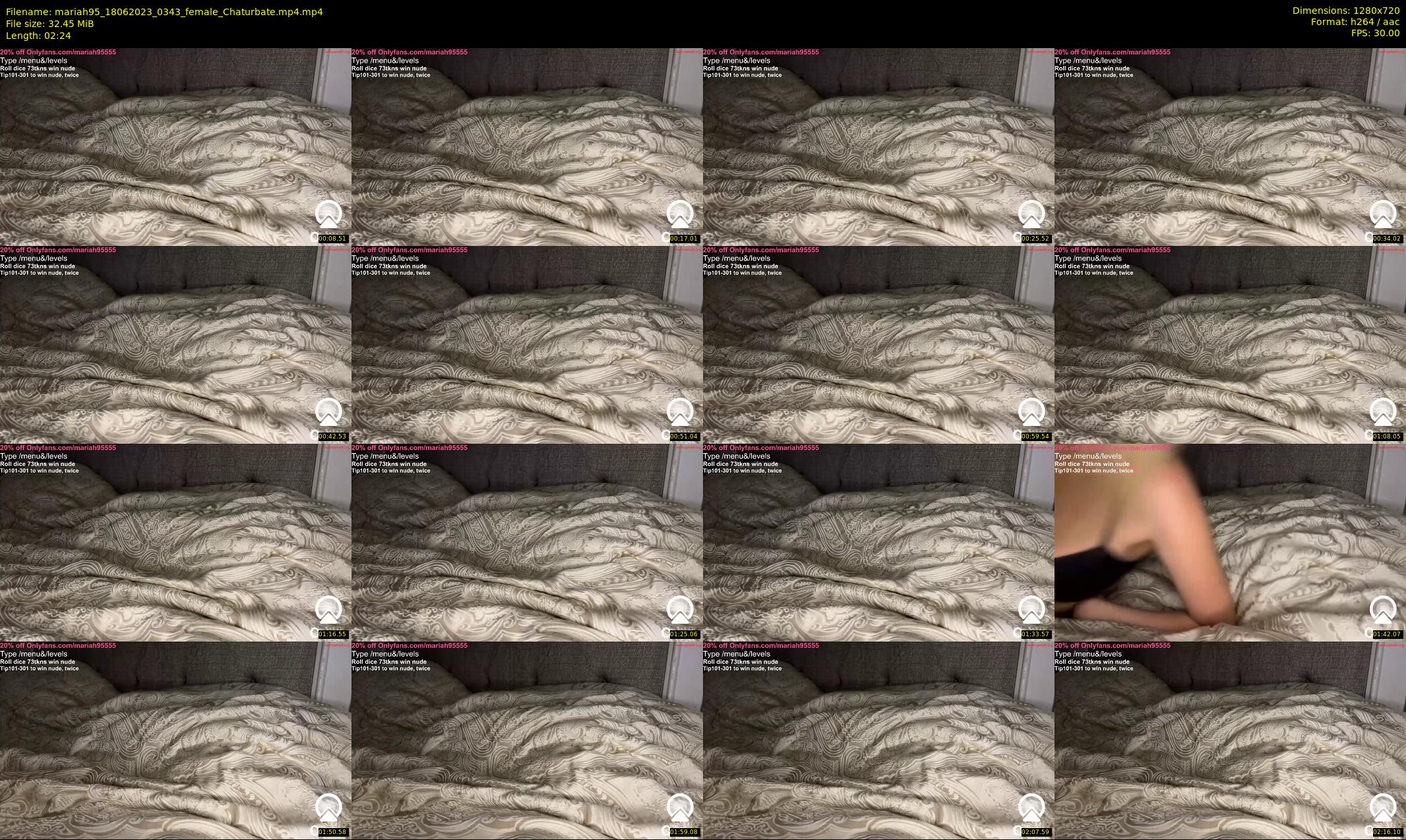mariah95 — 3 minute Chaturbate female cam show recording, 720p, Jun 18, 2023