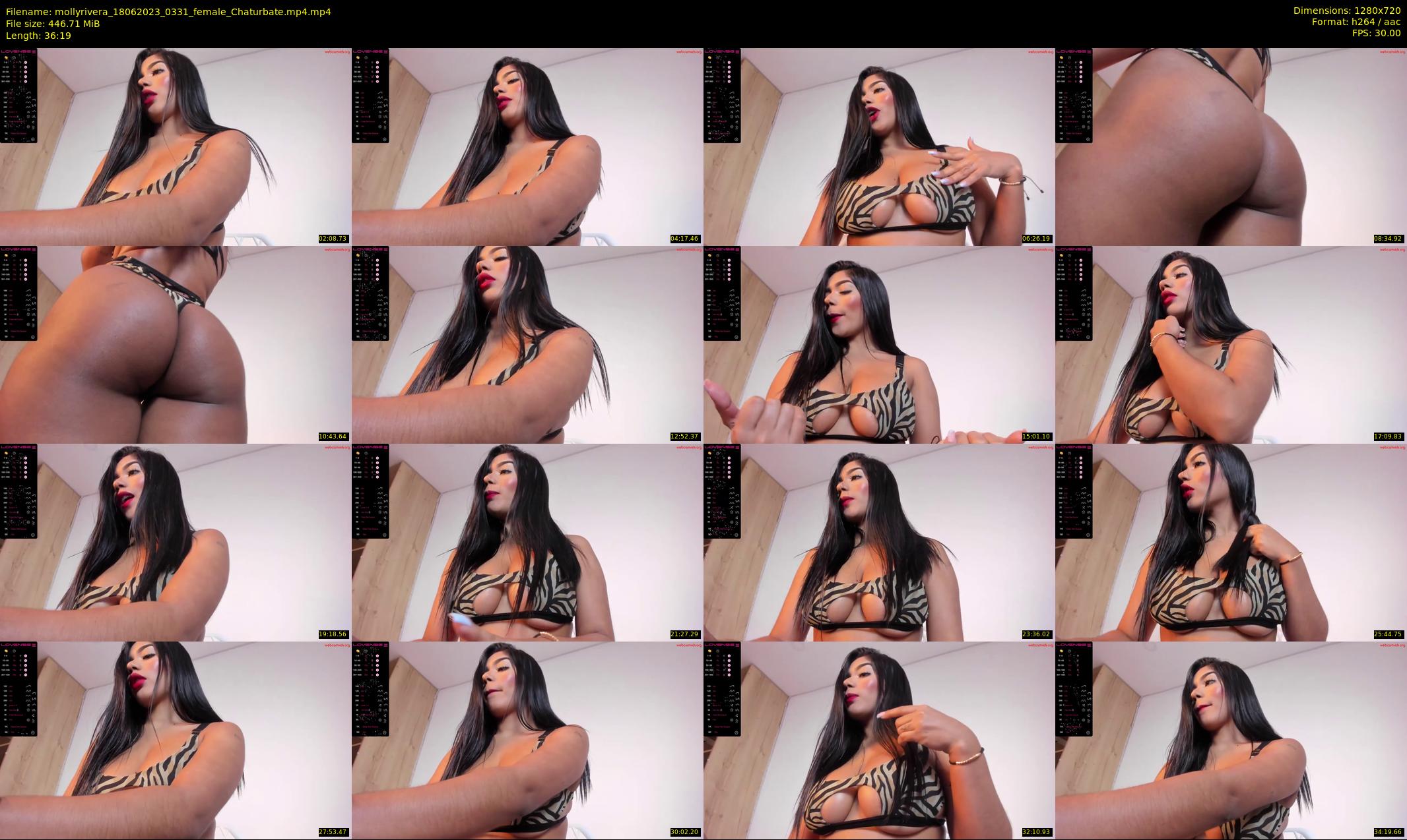 mollyrivera — 37 minute Chaturbate female cam show recording, 720p, Jun 18, 2023