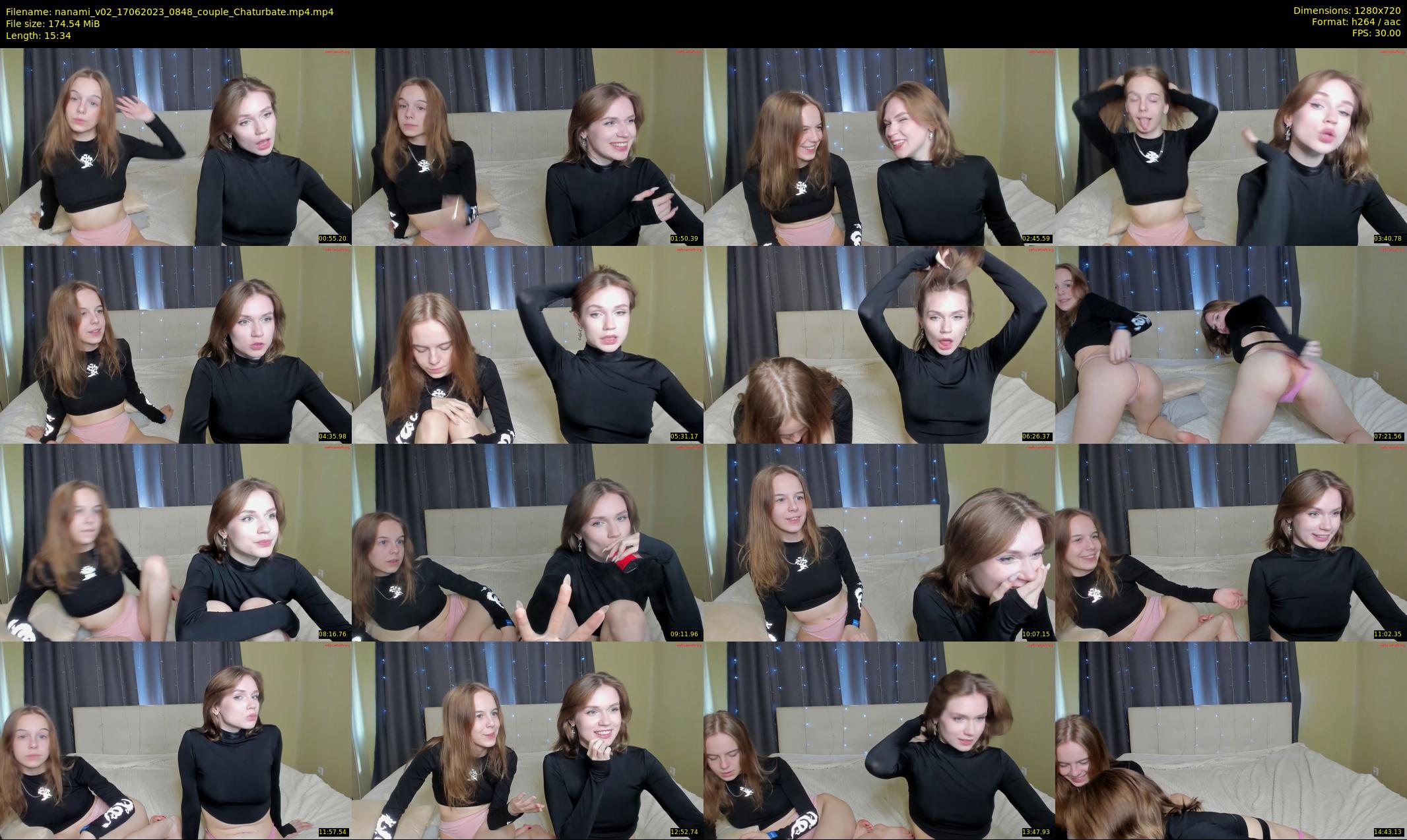 nanami_v02 — 16 minute Chaturbate couple cam show recording, 720p, Jun 17, 2023