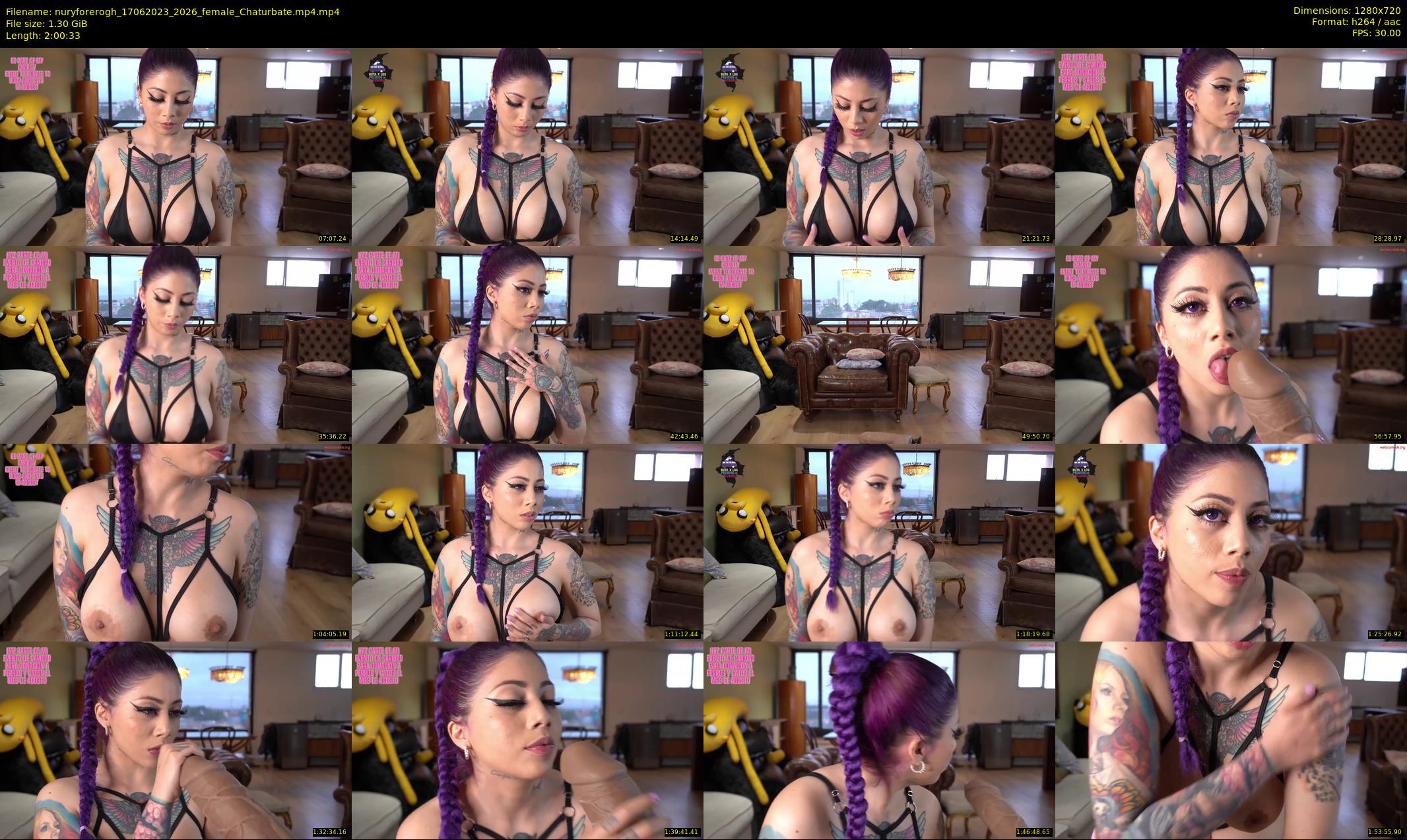 nuryforerogh — 121 minute Chaturbate female cam show recording, 720p, Jun 17, 2023
