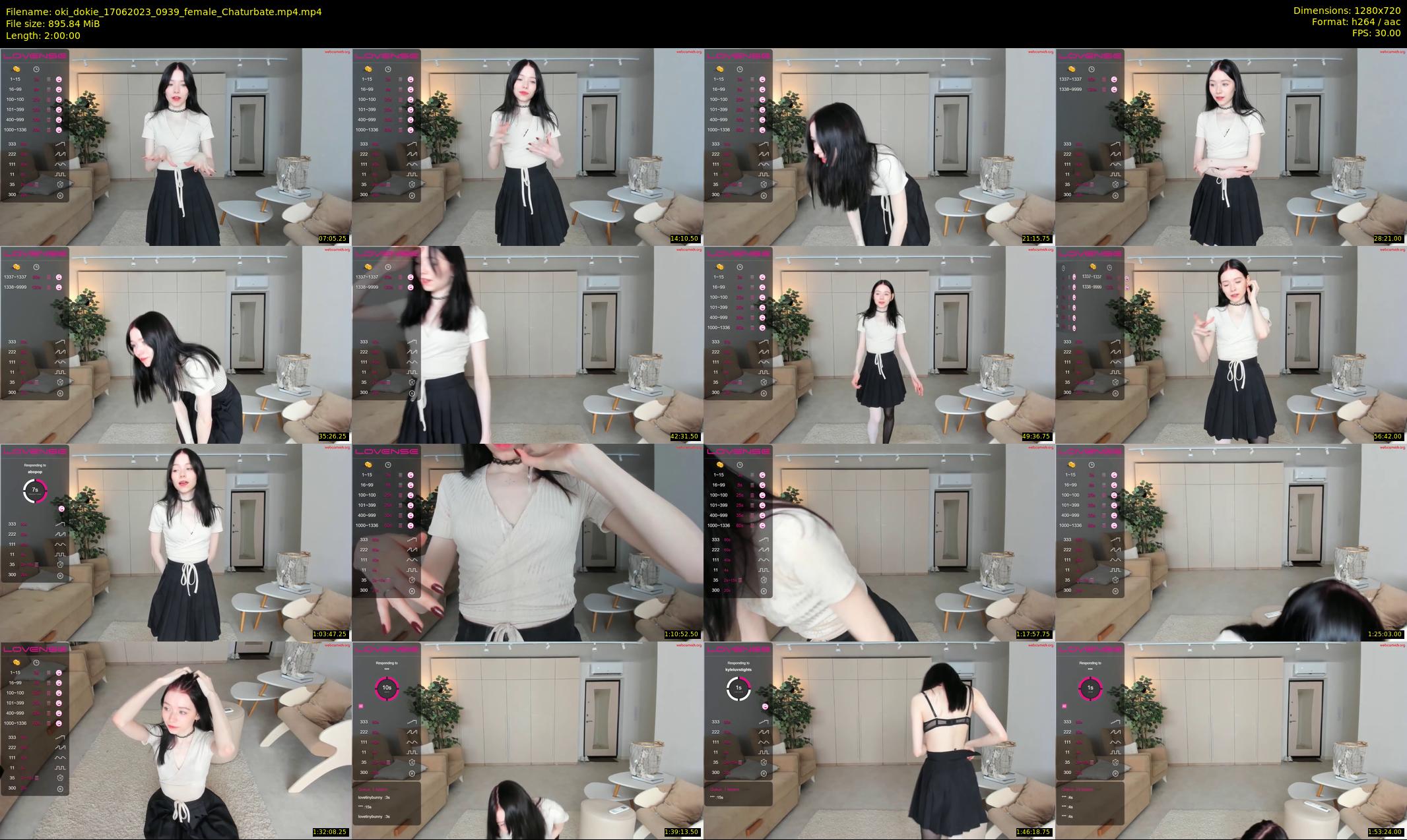 oki_dokie — 120 minute Chaturbate female cam show recording, 720p, Jun 17, 2023