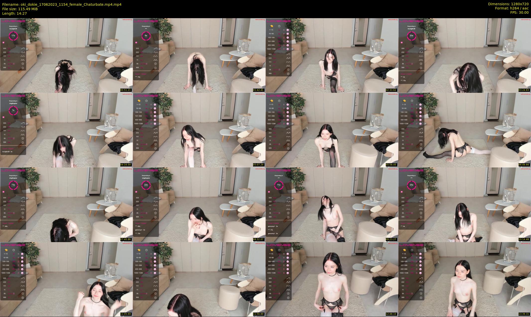 oki_dokie — 15 minute Chaturbate female cam show recording, 720p, Jun 17, 2023