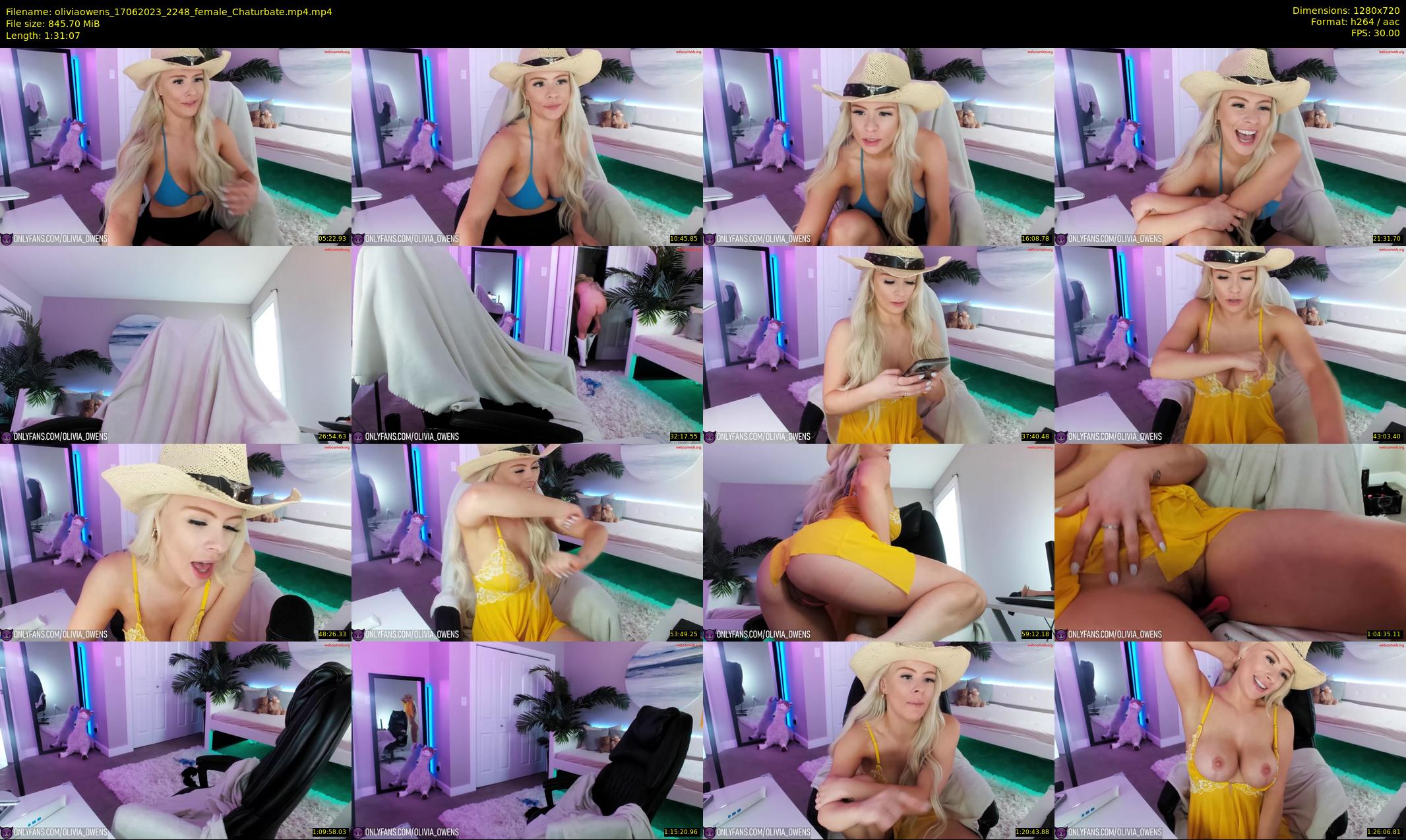 oliviaowens — 92 minute Chaturbate female cam show recording, 720p, Jun 17, 2023