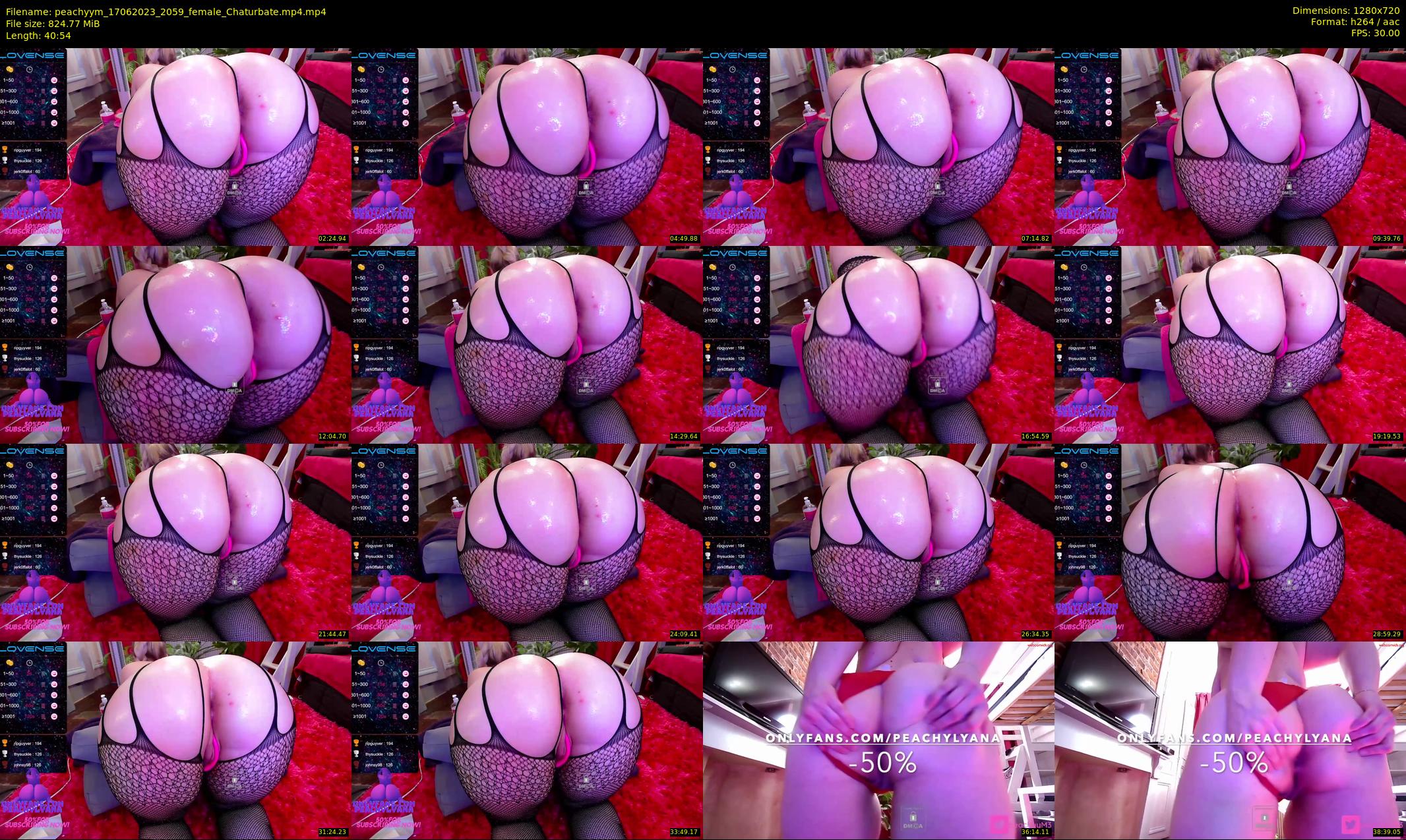 peachyym — 41 minute Chaturbate female cam show recording, 720p, Jun 17, 2023