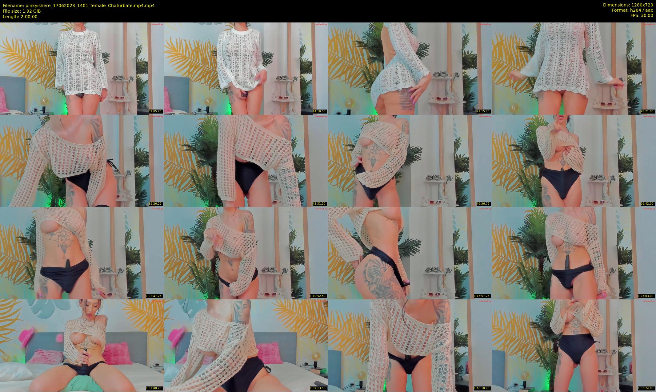 pinkyishere — 120 minute Chaturbate female cam show recording, 720p, Jun 17, 2023