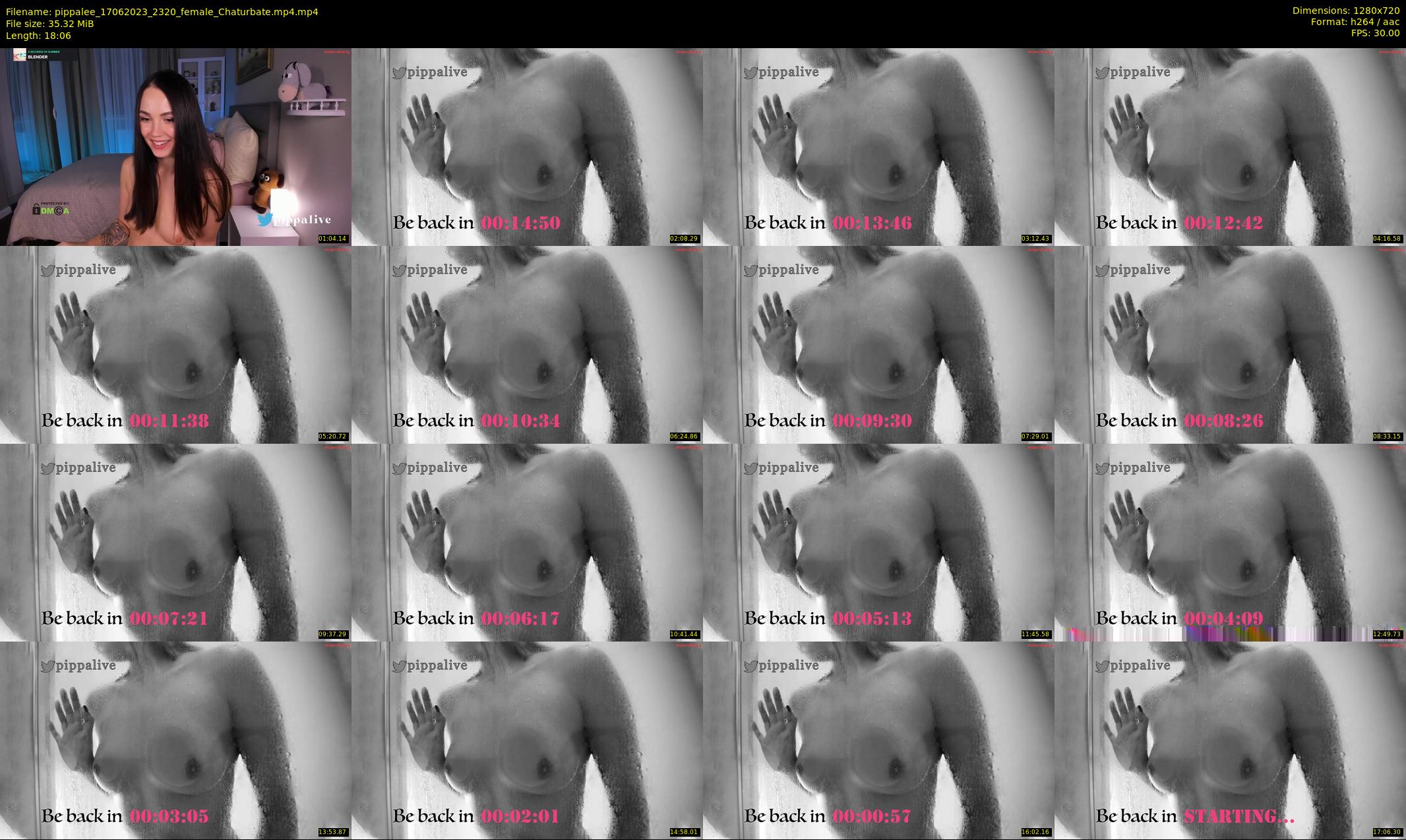 pippalee — 19 minute Chaturbate female cam show recording, 720p, Jun 17, 2023