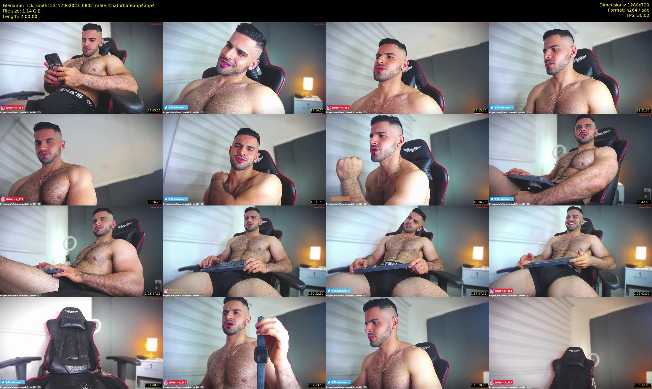 rick_smith153 — 120 minute Chaturbate male cam show recording, 720p, Jun 17, 2023