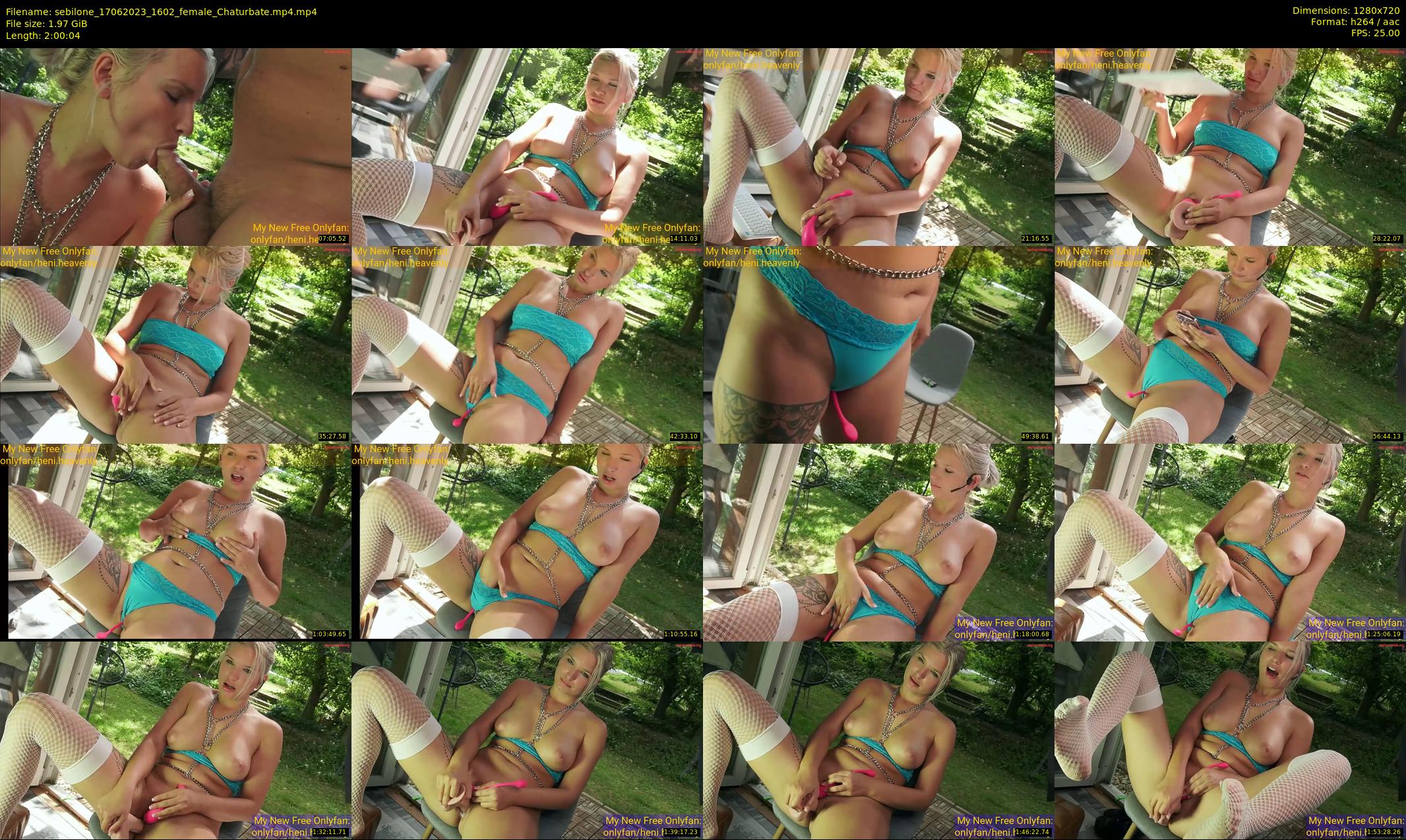 sebilone — 121 minute Chaturbate couple cam show recording, 720p, Jun 17, 2023