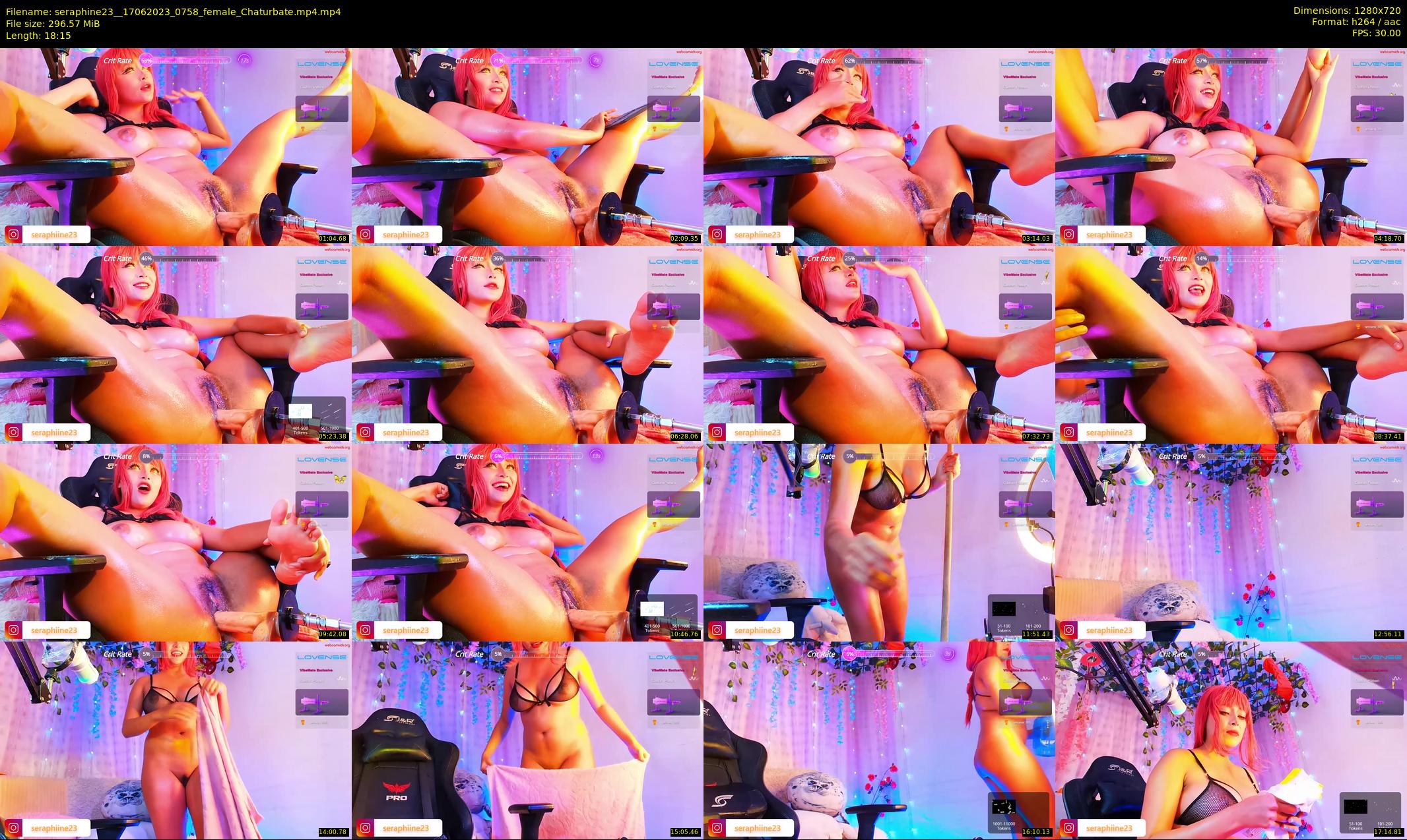 seraphine23_ — 19 minute Chaturbate female cam show recording, 720p, Jun 17, 2023