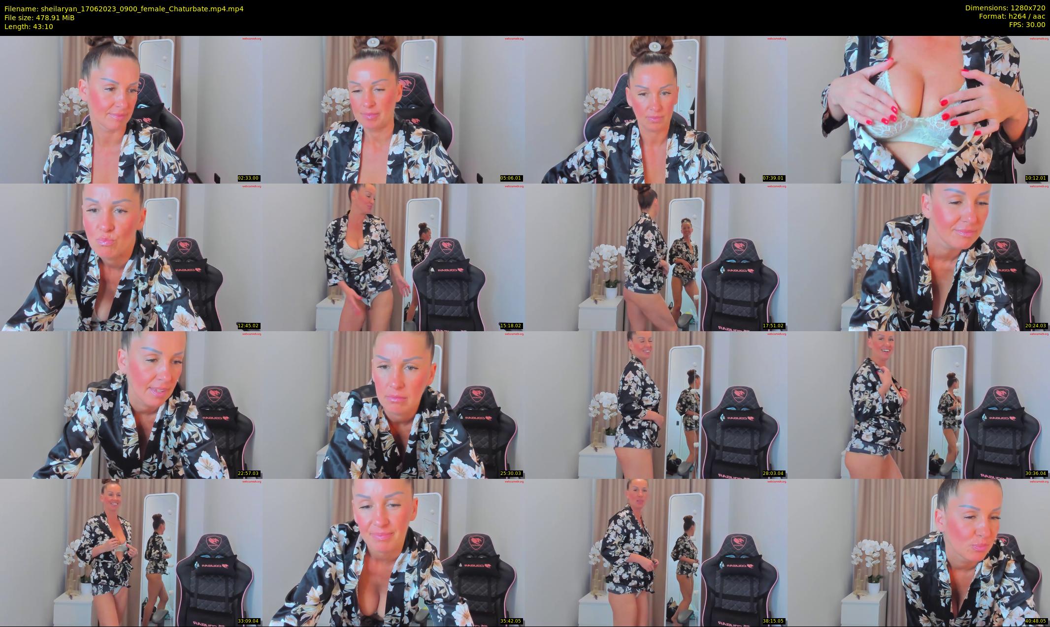 sheilaryan — 44 minute Chaturbate female cam show recording, 720p, Jun 17, 2023