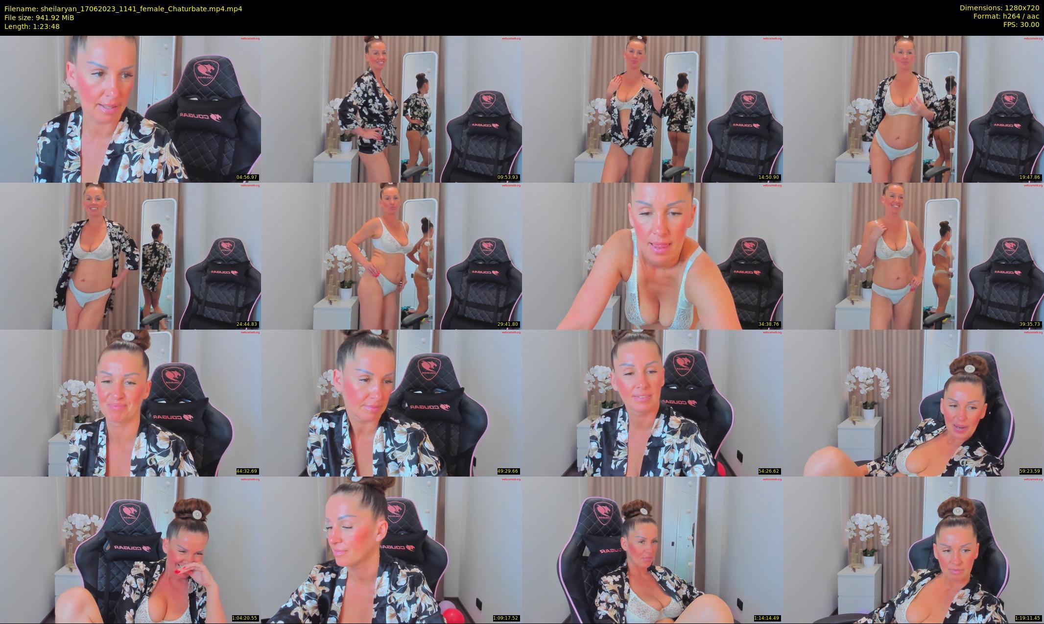 sheilaryan — 84 minute Chaturbate female cam show recording, 720p, Jun 17, 2023