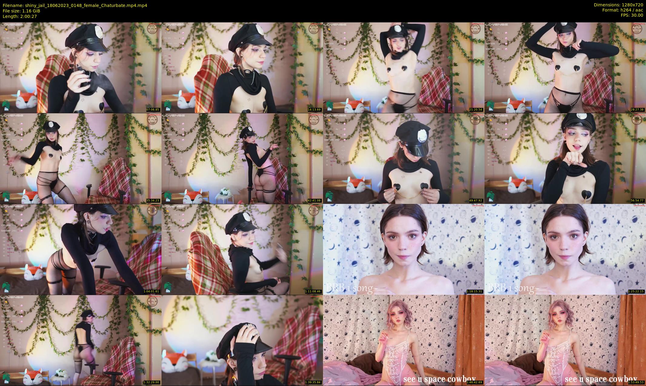 shiny_jail — 121 minute Chaturbate female cam show recording, 720p, Jun 18, 2023
