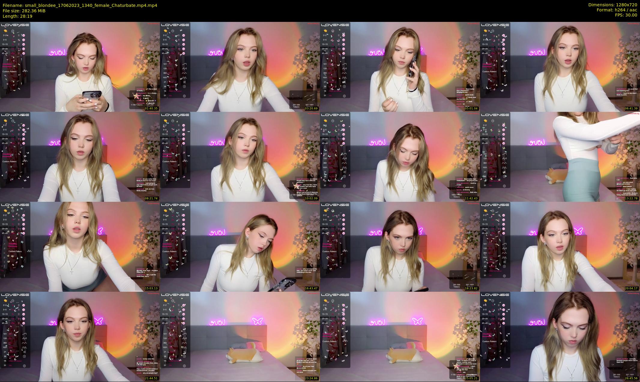small_blondee — 29 minute Chaturbate female cam show recording, 720p, Jun 17, 2023